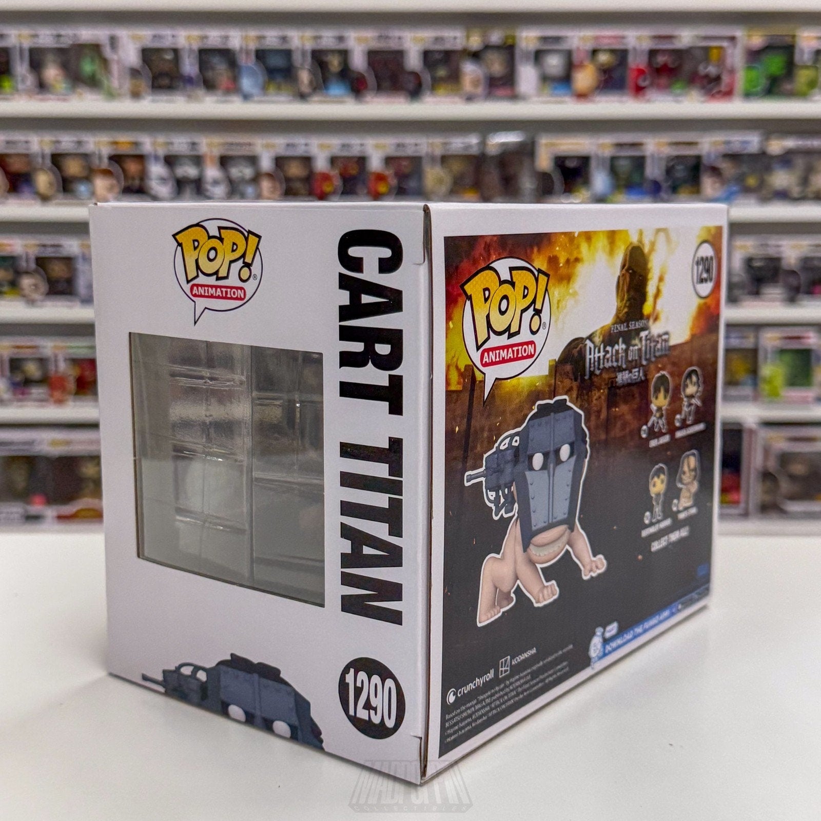 Funko Pop Anime Attack on Titan Cart Titan Specialty Series 1290 6" Vinyl Figure