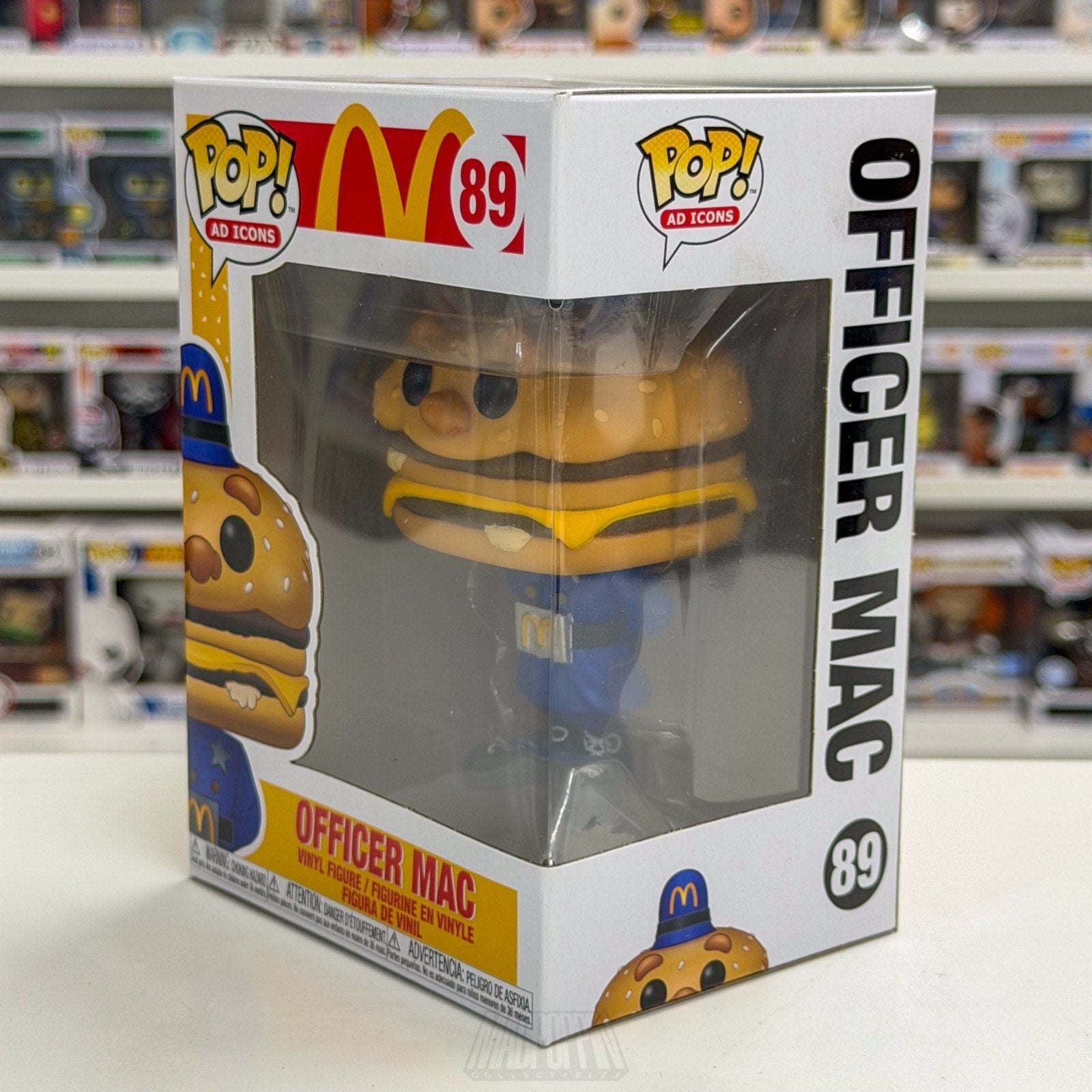 Funko Pop Ad Icons McDonalds Officer Mac 89 Fast Food Restaurant Vinyl Figure
