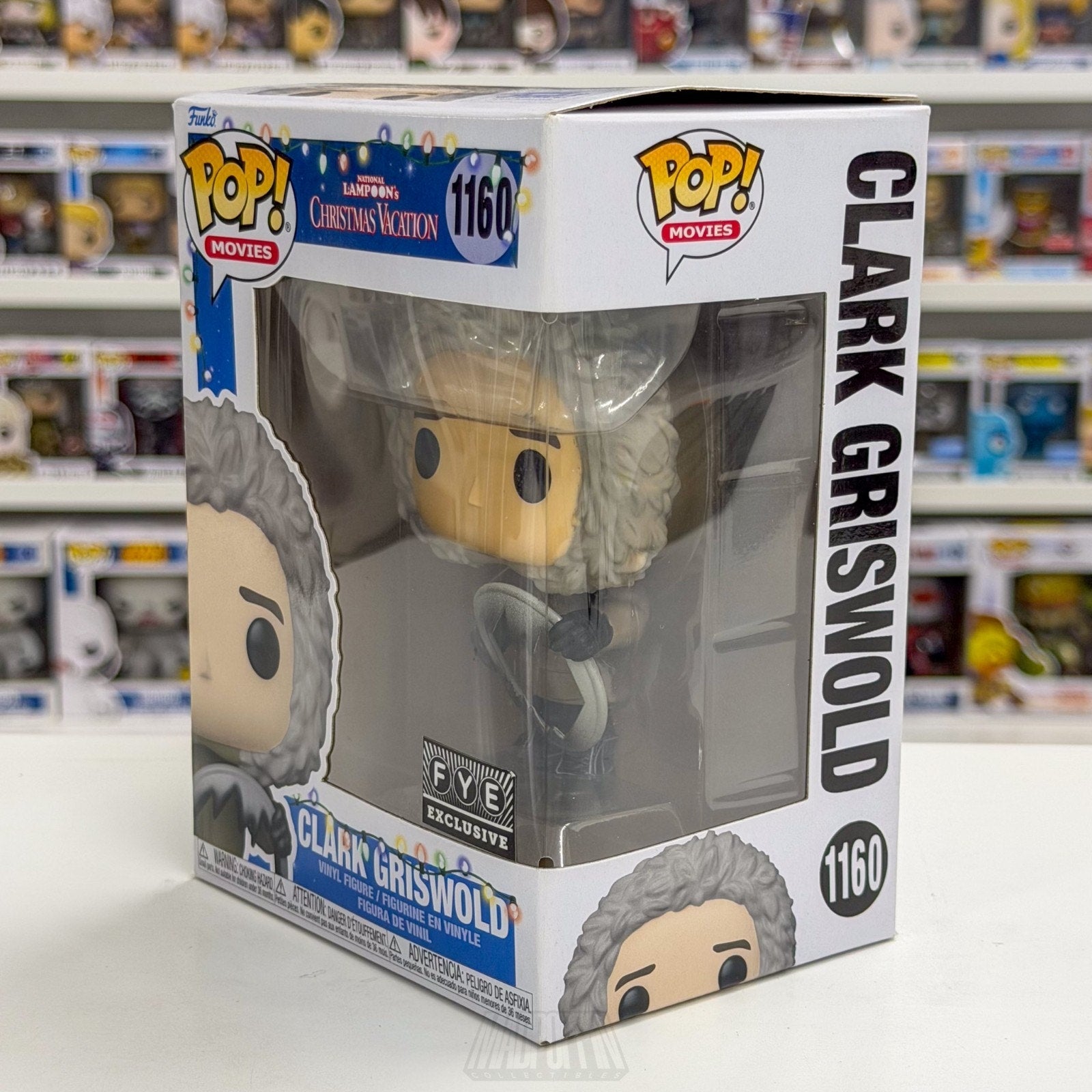 Funko Pop National Lampoons Christmas Vacation Clark Griswold FYE 1160 Figure