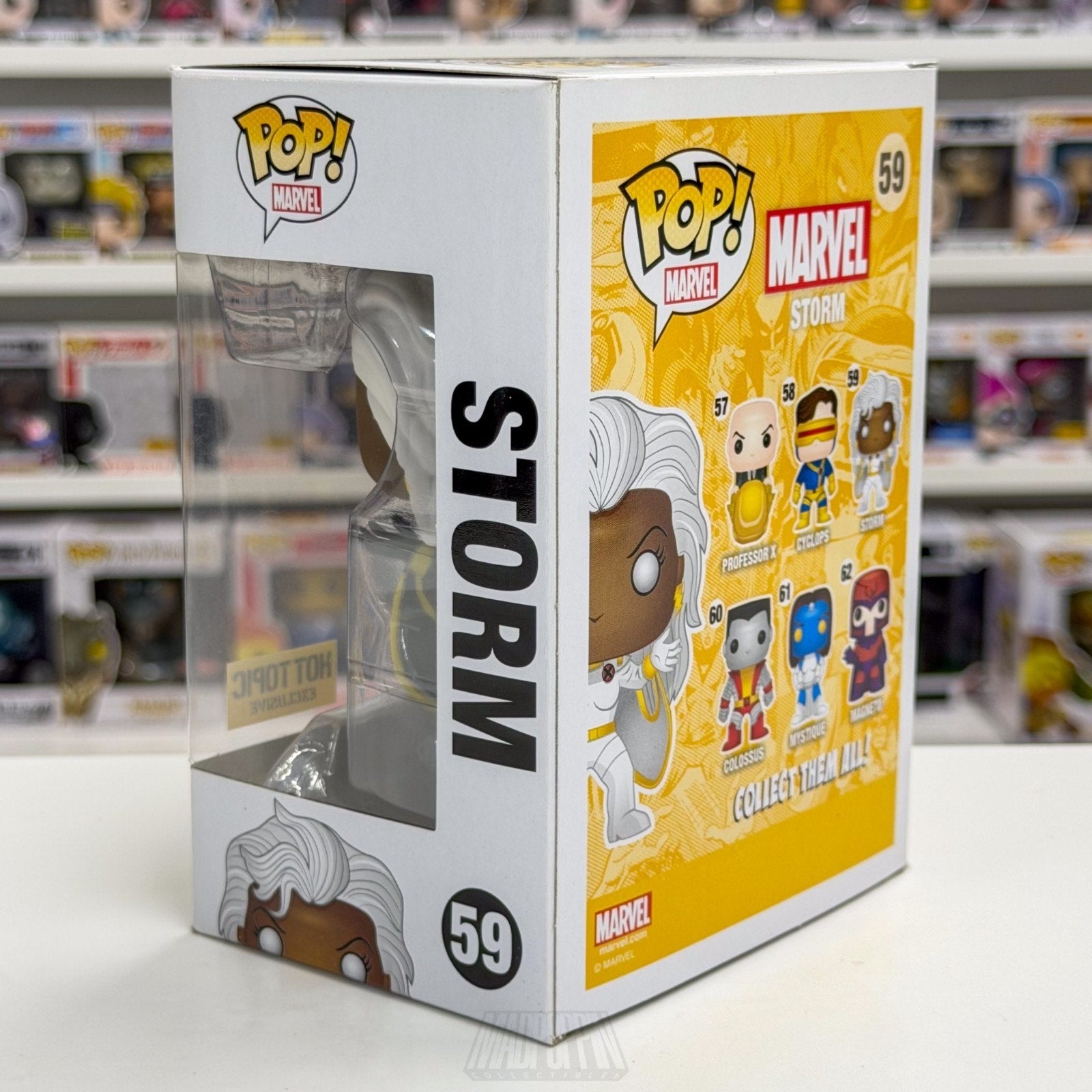 Funko Pop Marvel X-Men Storm Black Suit Hot Topic 59 Mutant Hero Vinyl Figure