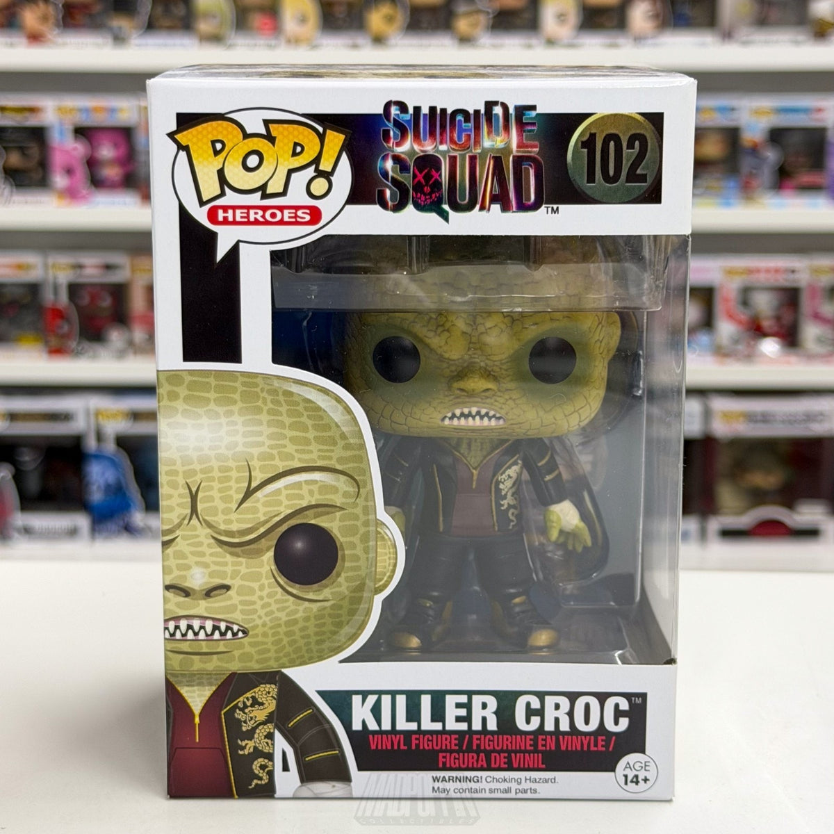 Funko Pop DC Super Heroes Suicide Squad Killer Croc 102 Metahuman Vinyl Figure