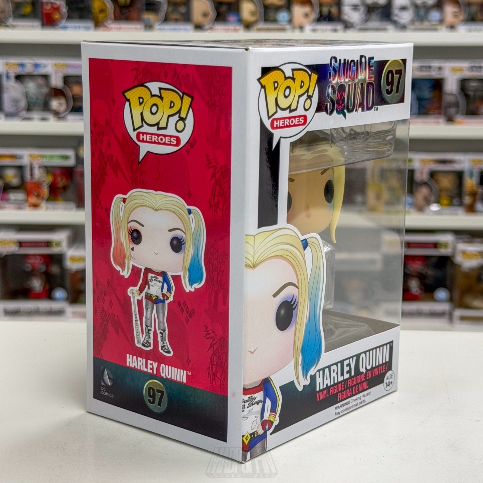 Funko Pop DC Heroes Suicide Squad Harley Quinn 97 Batman Joker Toy Vinyl Figure