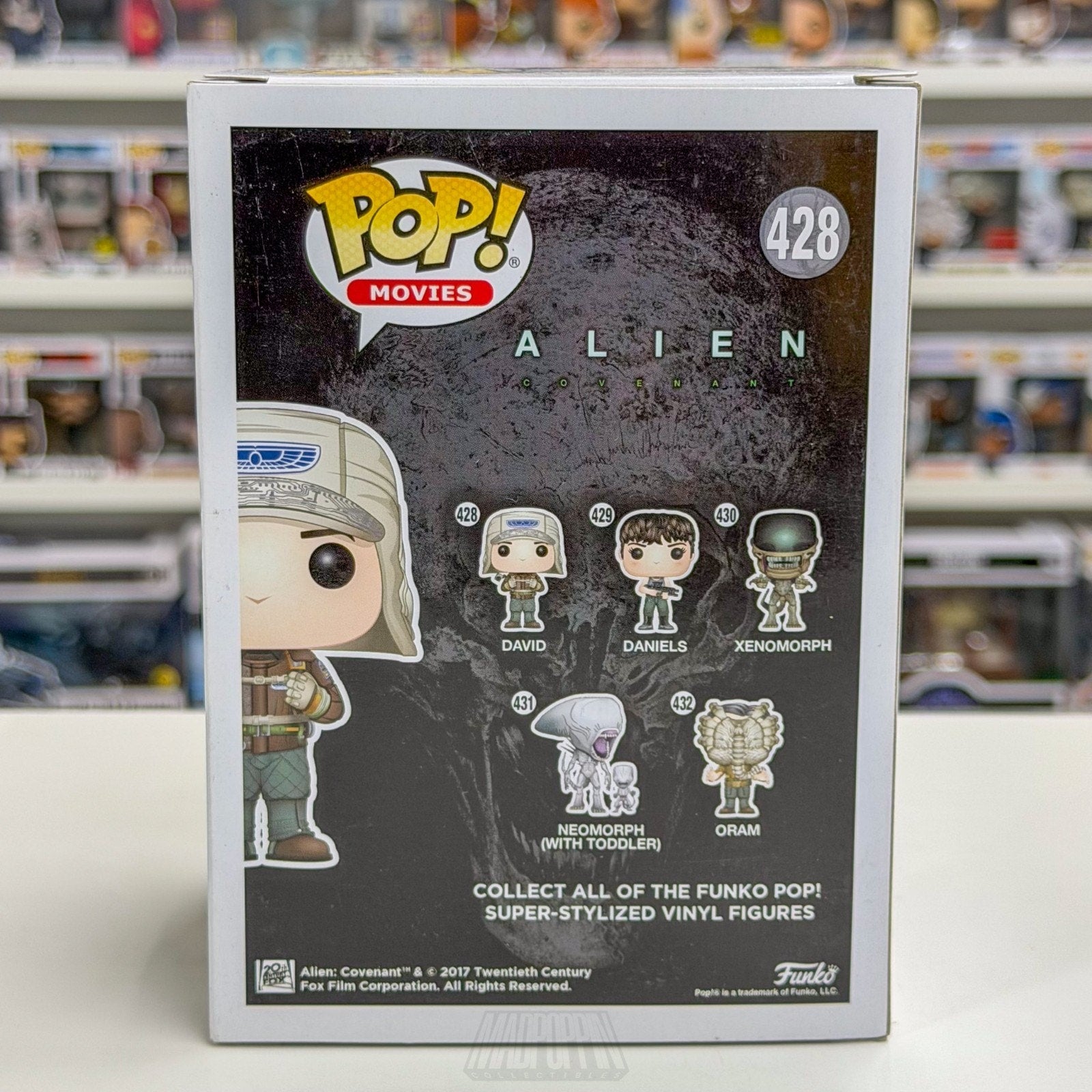 Funko Pop Movies Alien Covenant David 428 Android Sci-Fi Horror Toy Vinyl Figure