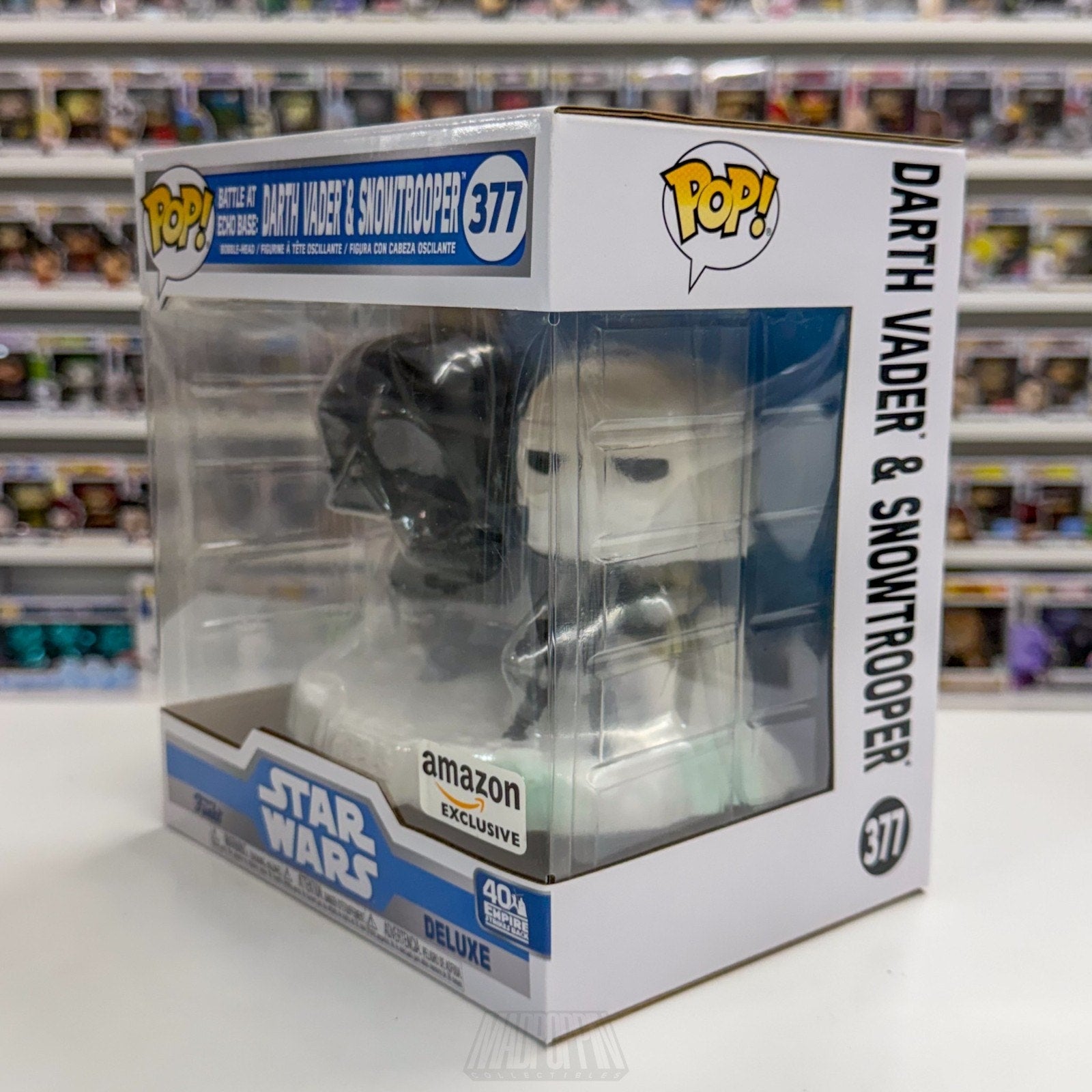 Funko Pop Star Wars Battle Echo Base Vader Snowtrooper Amazon 377 Sith Figure