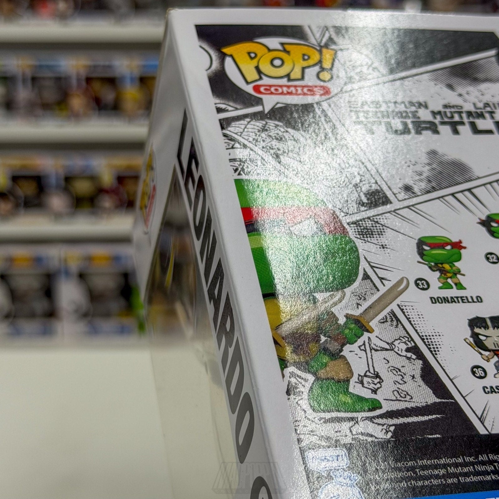 Funko Pop Comics Teenage Mutant Ninja Turtles TMNT Leonardo PX 32 Vinyl Figure