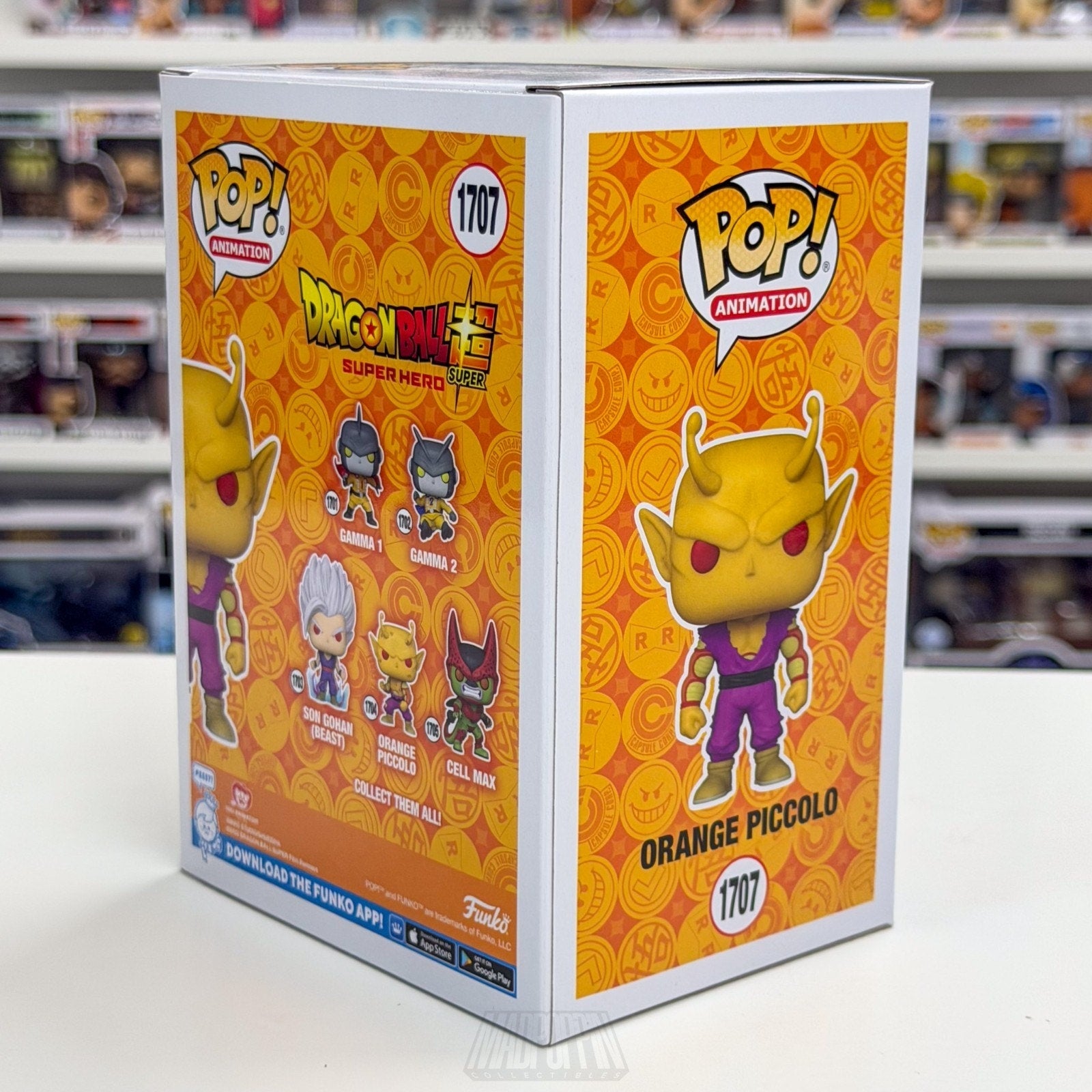 Funko Pop Anime Dragon Ball Super Orange Piccolo Chalice Pre-Release 1707 Figure