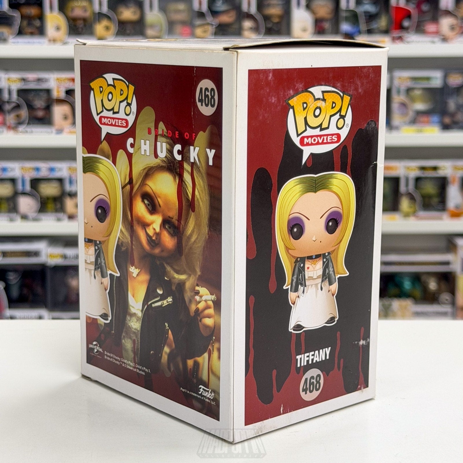 Funko Pop Movies Bride of Chucky Tiffany 468 Horror Childs Play Toy Vinyl Figure