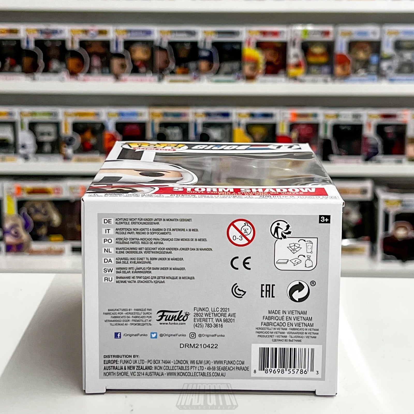 Funko Pop Retro Toys GI Joe Storm Shadow 77 Animation Ninja Soldier Vinyl Figure