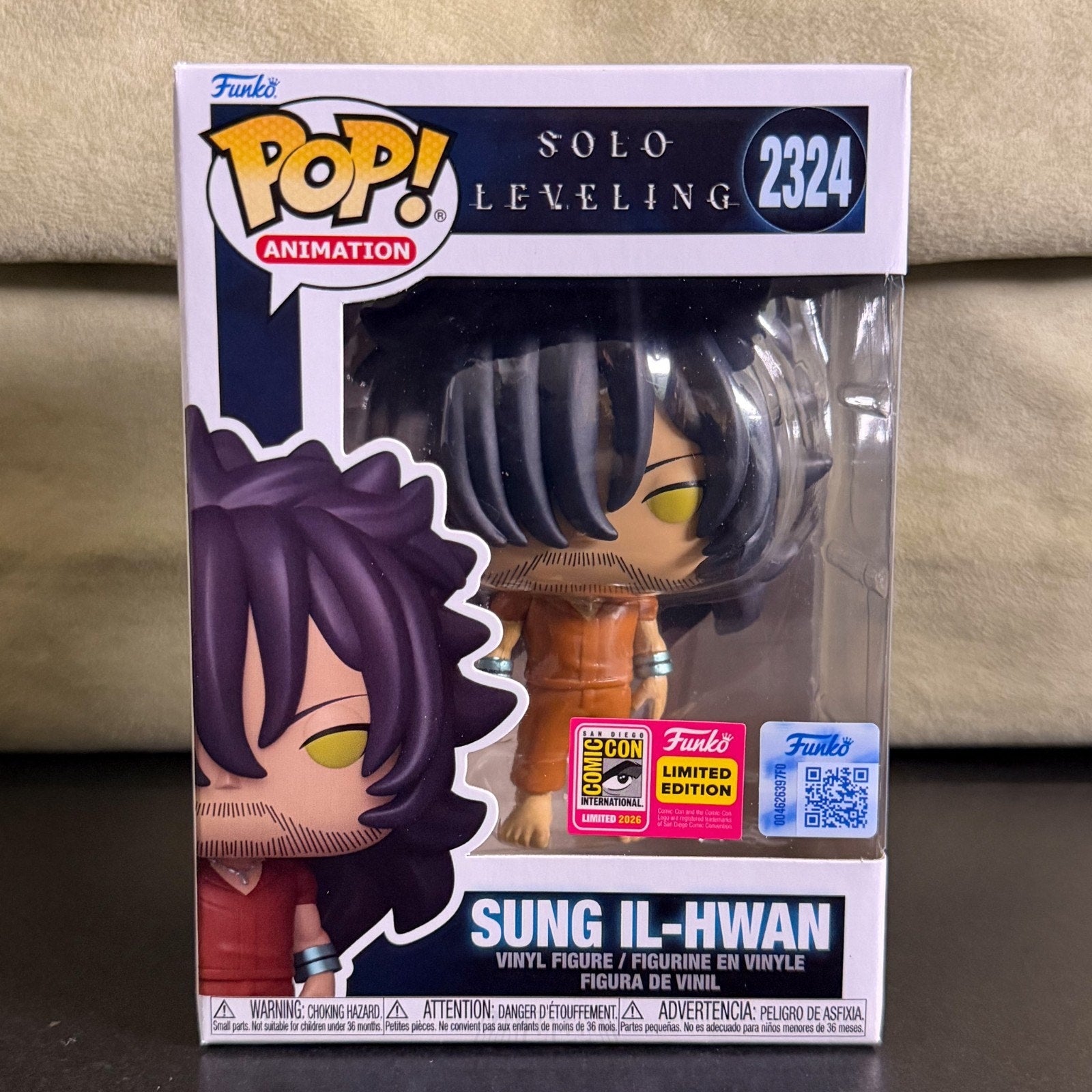 Funko Pop Anime Solo Leveling Sung Il-Hwan 2324 SDCC 2026 GRAIL Vinyl Figure