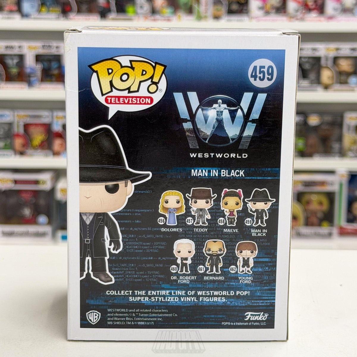 Funko Pop TV HBO Westworld Man in Black 459 Sci-Fi Western Drama Vinyl Figure
