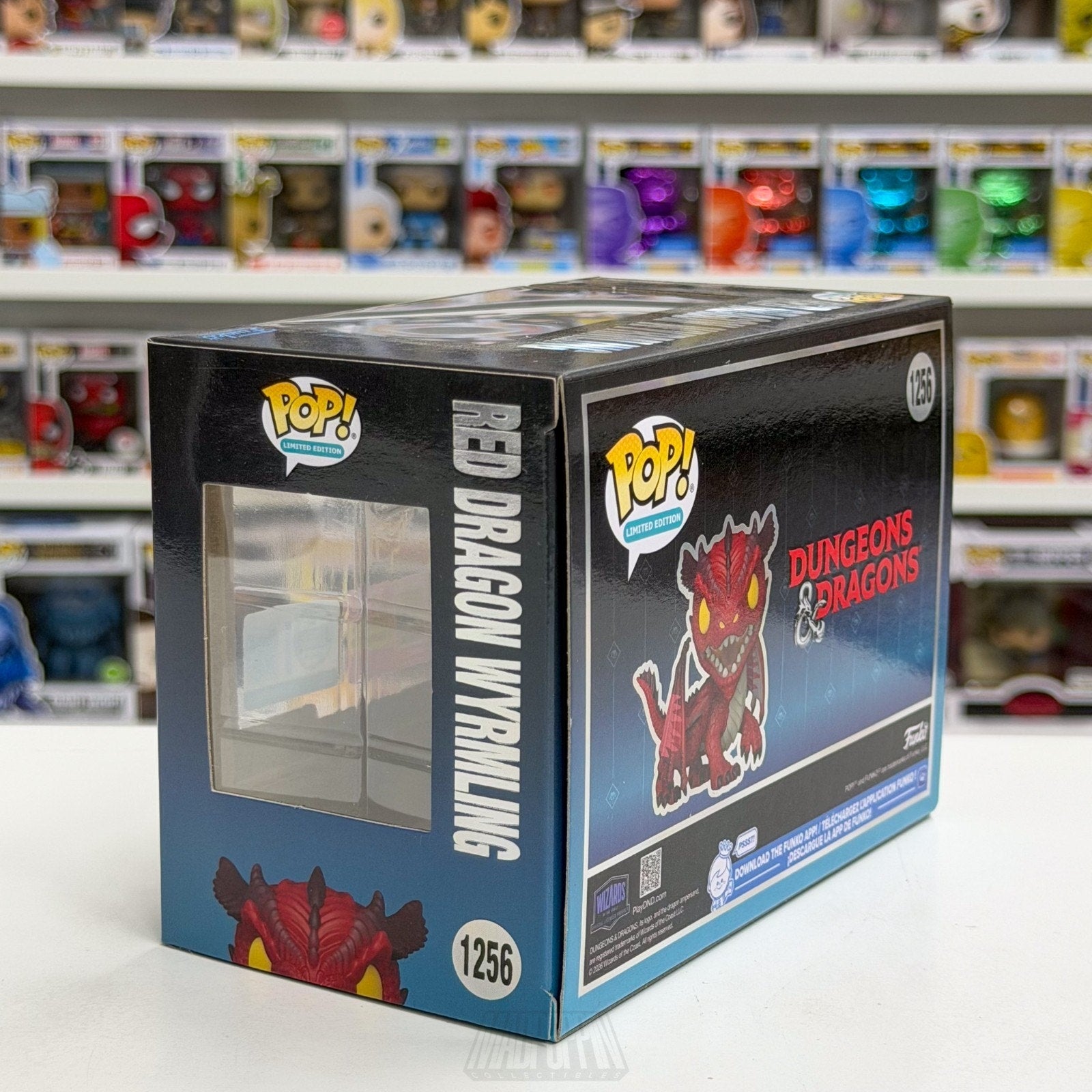 Funko Pop Games Dungeons Dragons Red Dragon Wyrmling 1256 SDCC 2026 CON STICKER