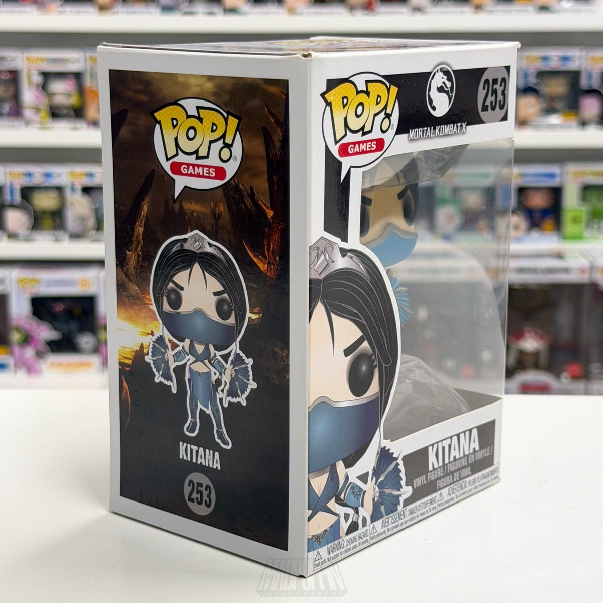 Funko Pop Games Mortal Kombat X Princess Kitana 253 Fighting Toy Vinyl Figure