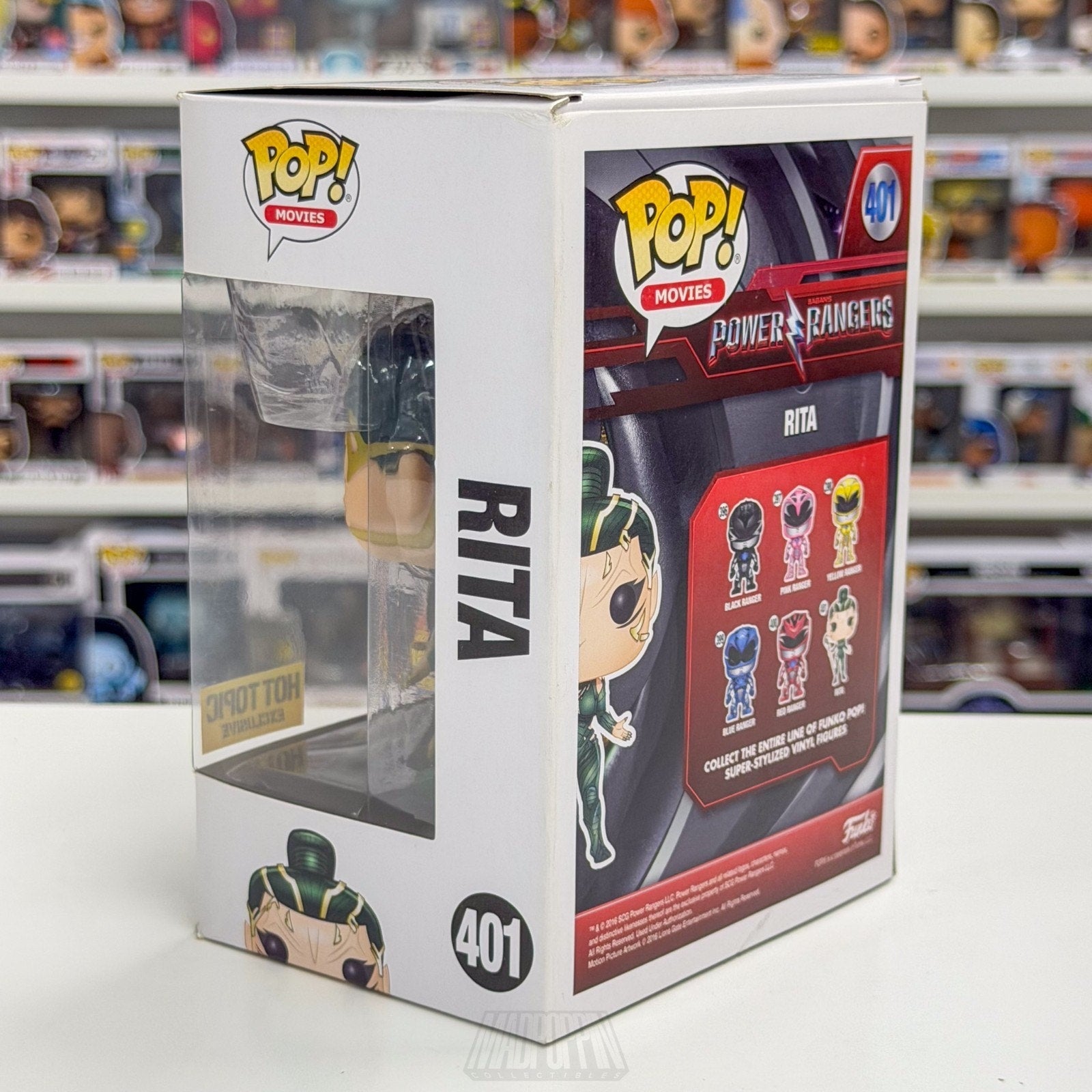 Funko Pop Movies Power Rangers Rita Repula Hot Topic 401 MMPR Toy Vinyl Figure
