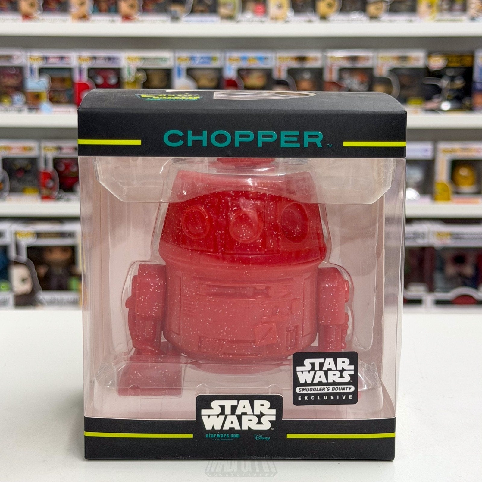 Funko Hikari Mini XS Star Wars Smugglers Bounty Rebels Chopper Red Glitter Toy