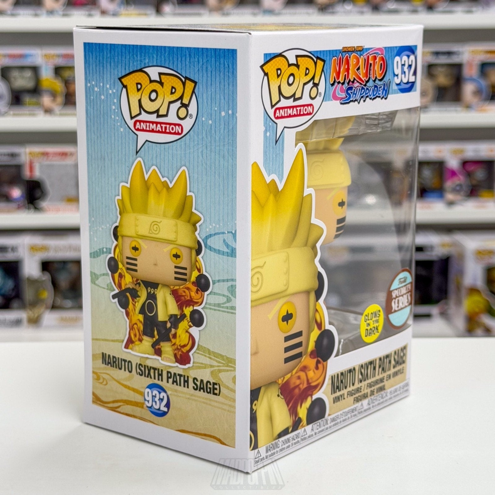 Funko Pop Anime Naruto Sixth Path Sage Glow Specialty Series 932 Manga Figure