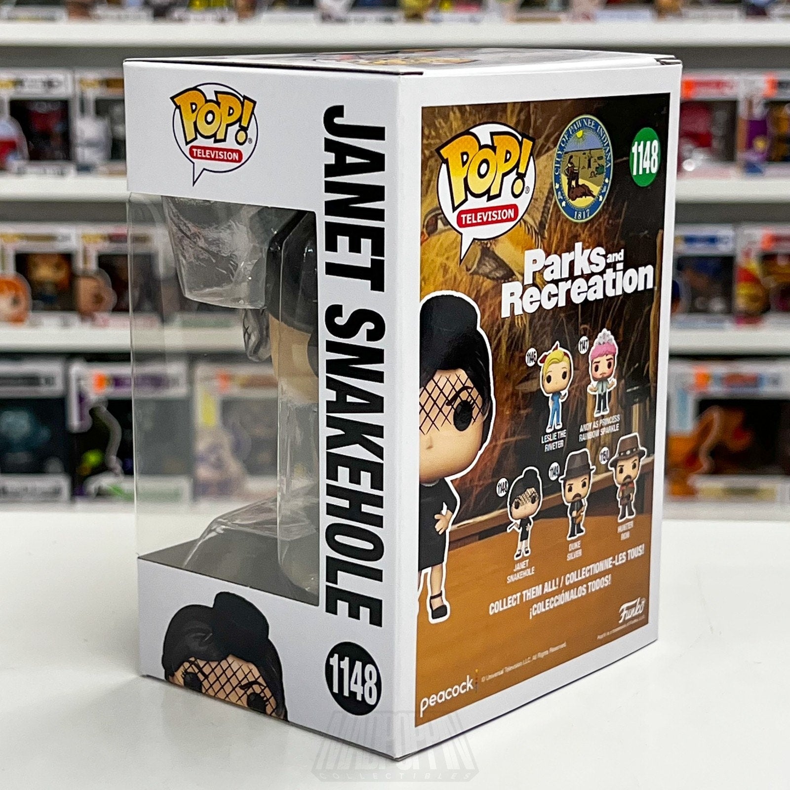 Funko Pop TV Parks Recreation Janet Snakehole 1148 April Ludgate Comedy Sitcom