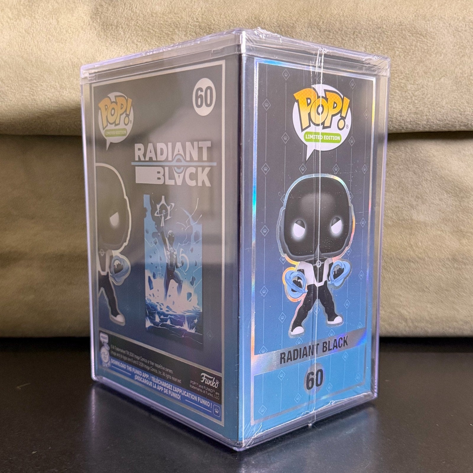 Funko Pop Comics Radiant Black 60 Glow LE 5000 PCS SDCC 2026 Official Toy Figure