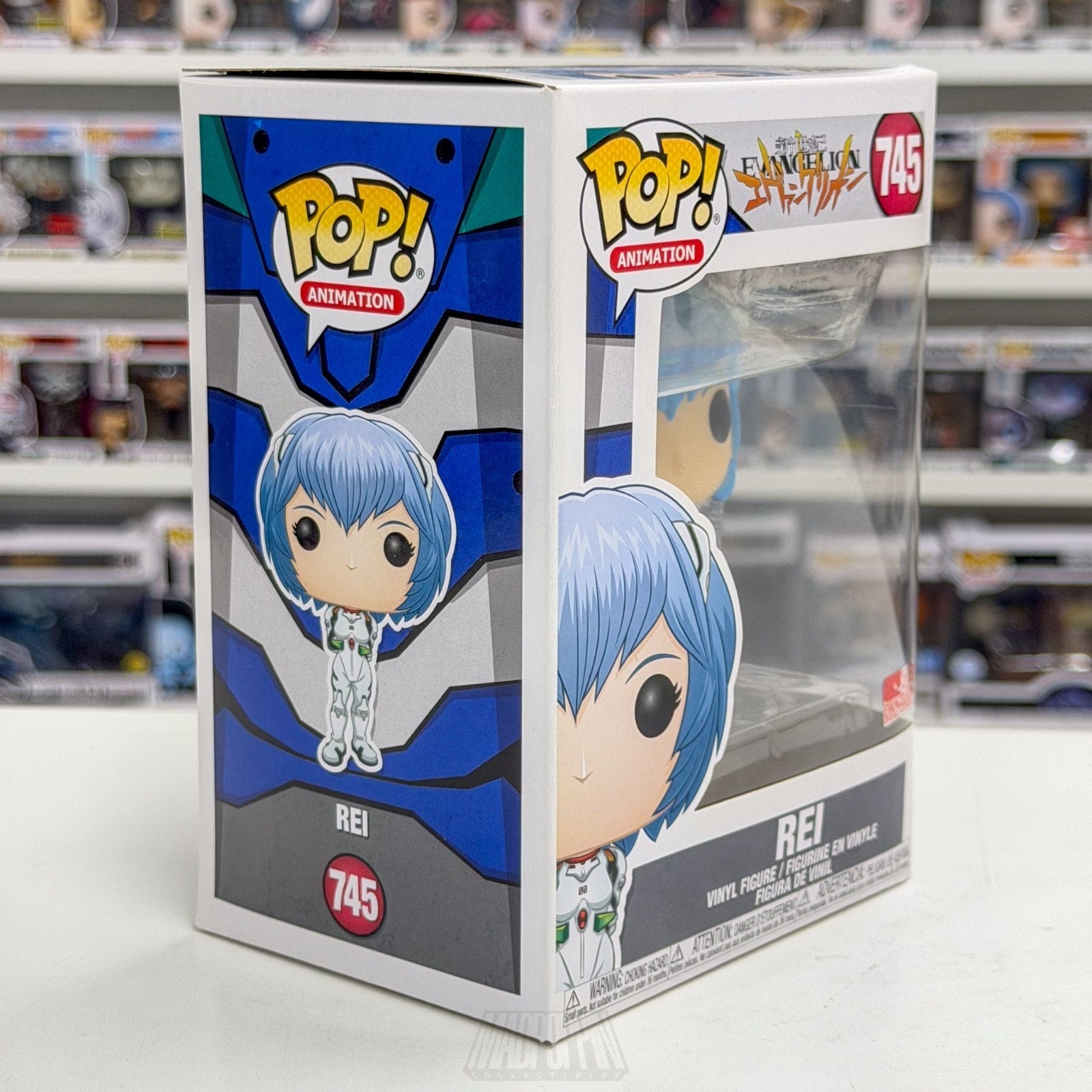 Funko Pop Anime Neon Genesis Evangelion Rei Ayanami 745 Manga Toy Vinyl Figure