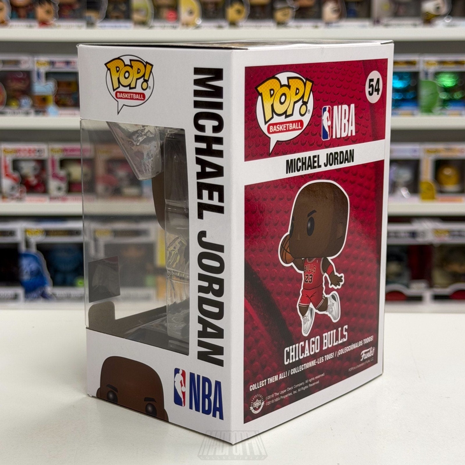 Funko Pop NBA Basketball Chicago Bulls Michael Jordan Slm Dunk 54 Vinyl Figure