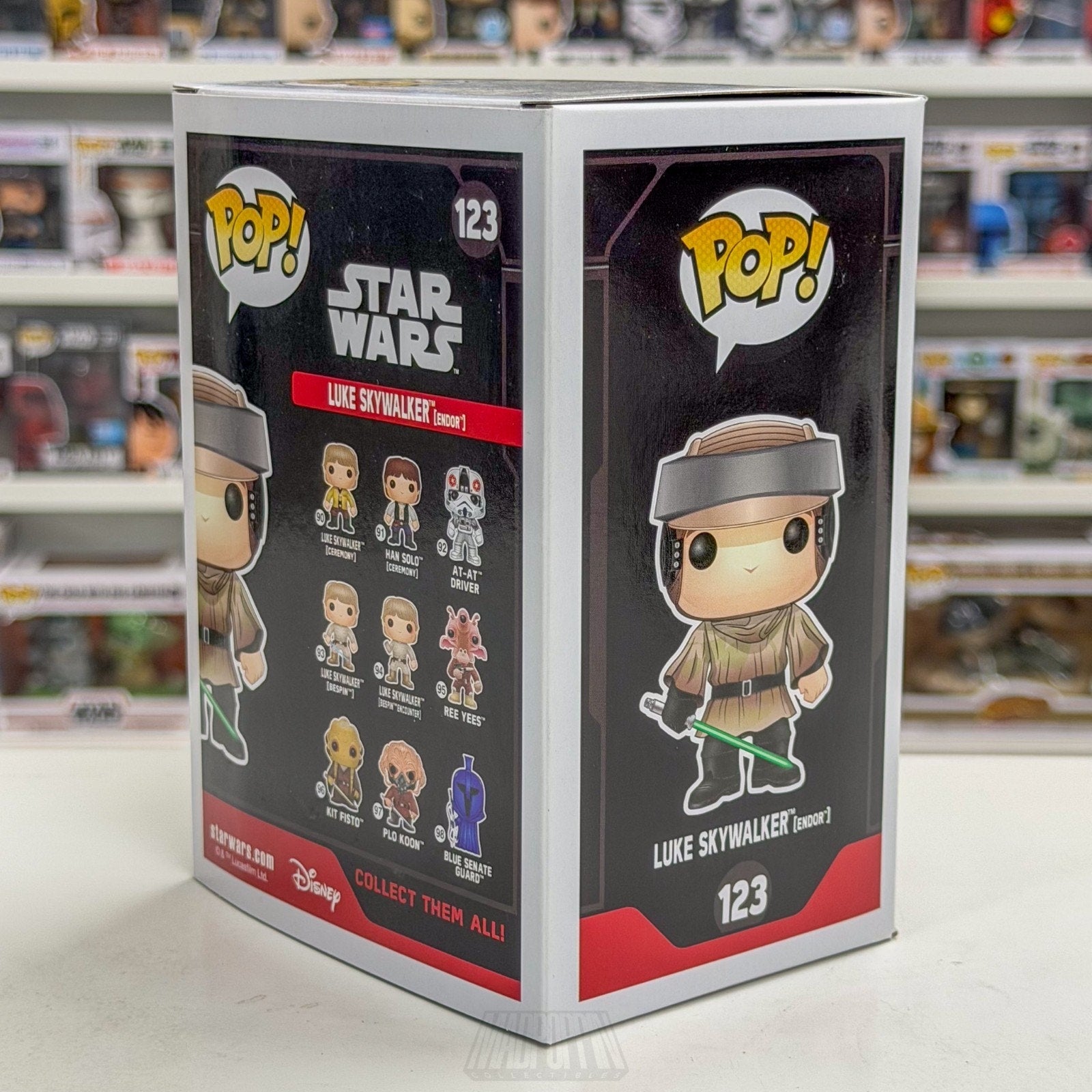 Funko Pop Star Wars Return of the Jedi Luke Skywalker Endor 123 Toy Vinyl Figure