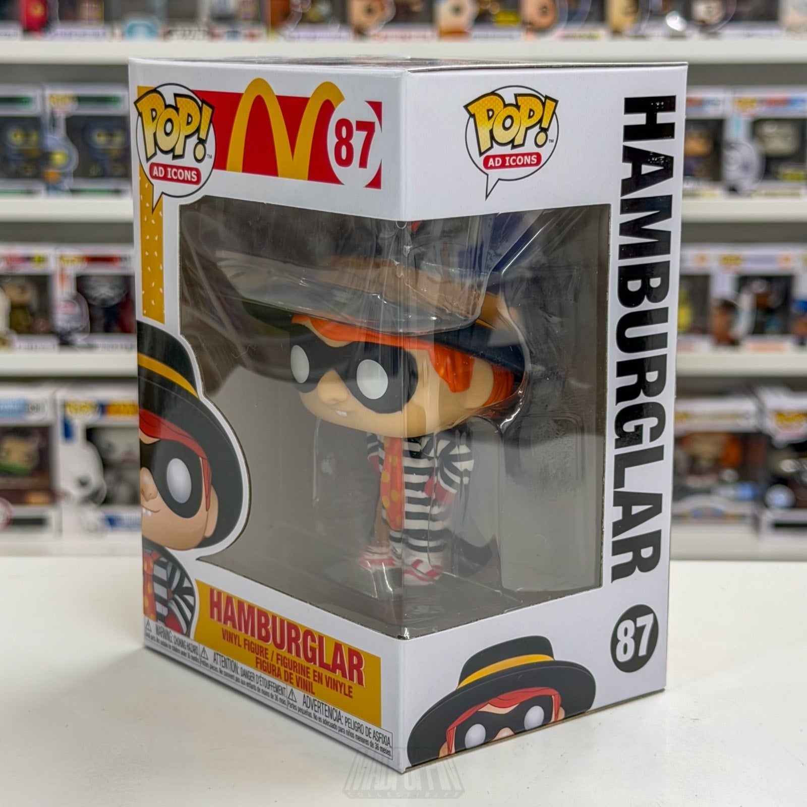 Funko Pop Ad Icons McDonalds Hamburglar 87 Fast Food Restaurant Toy Vinyl Figure