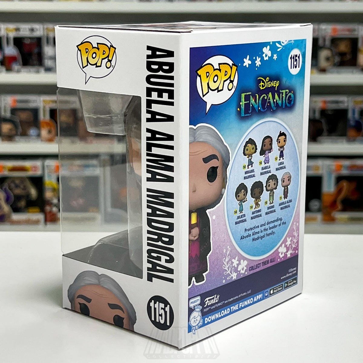 Funko Pop Disney Encanto Abuela Alma Madrigal 1151 Grandma Magic Vinyl Figure