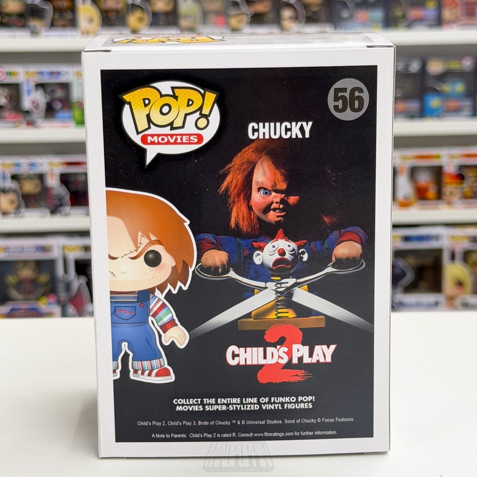 Funko Pop Movies Childs Play 2 Chucky 56 Good Guy Doll Horror Toy Vinyl Figure