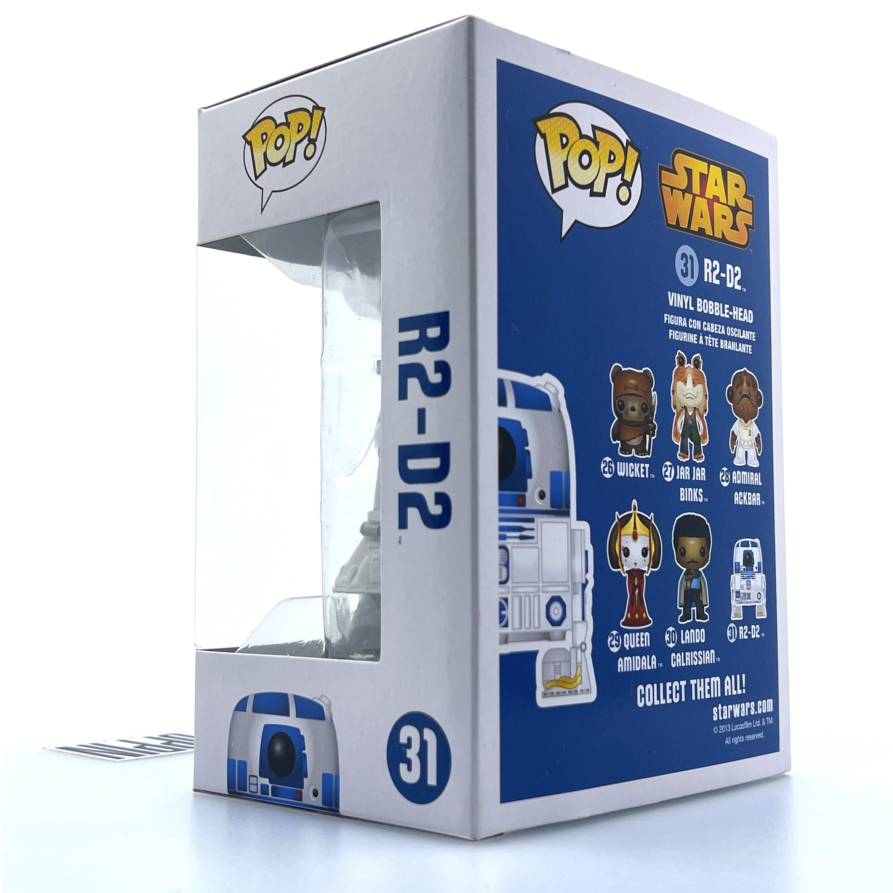 Funko Pop Star Wars R2-D2 Blue Box Vaulted 31