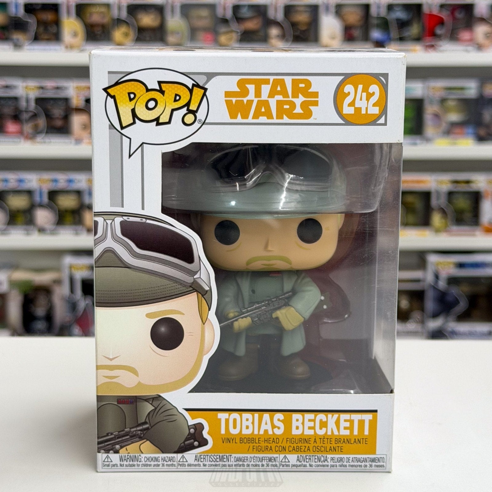 Funko Pop Star Wars Solo Story Tobias Beckett 242 Thief Crime Empire Toy Figure