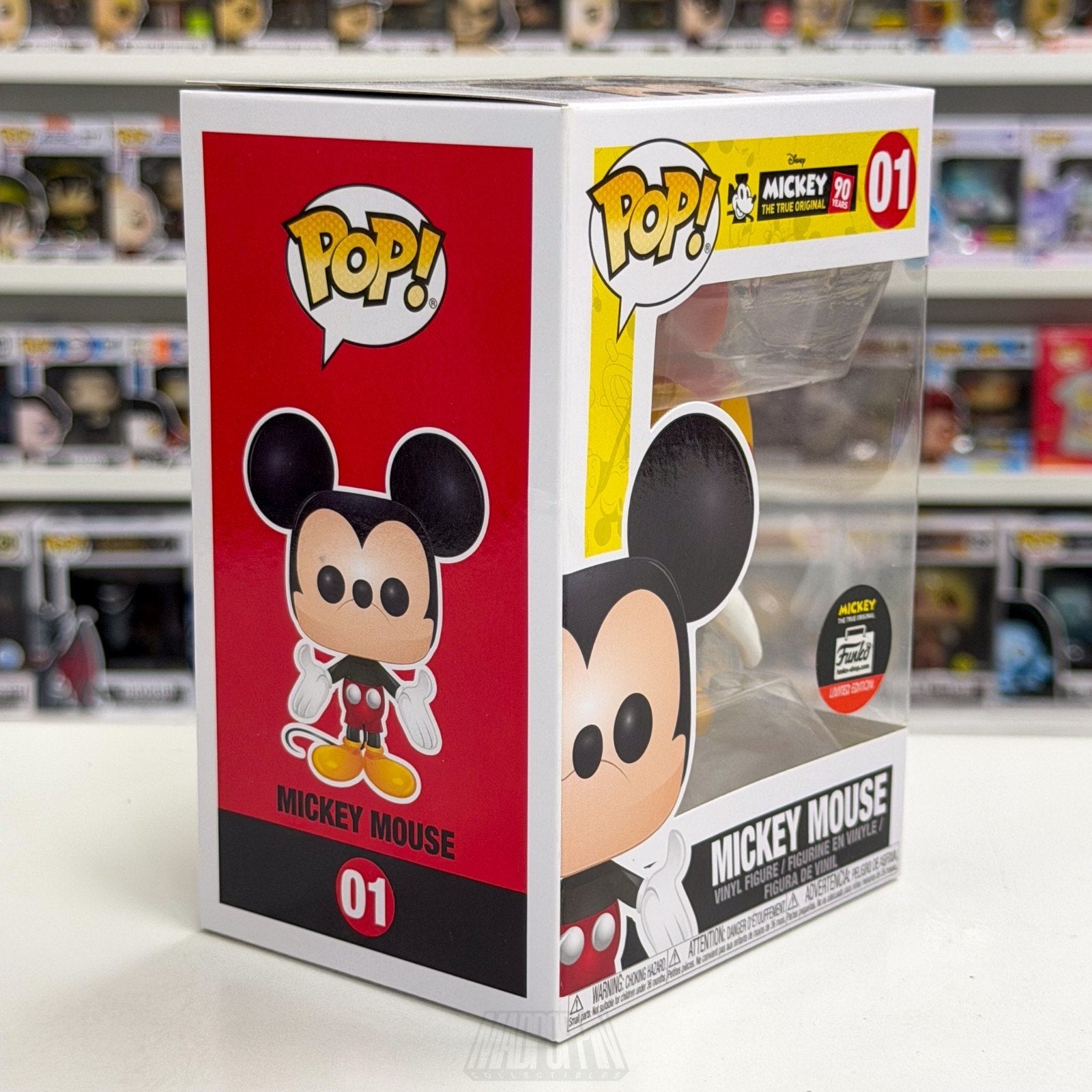 Funko Pop Disney Mickey Mouse True Original 90 Years Orange Yellow 01 Toy Figure