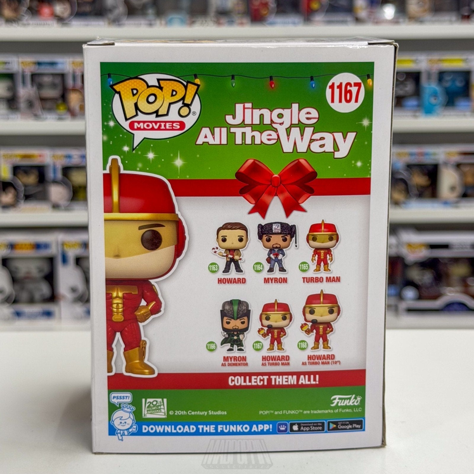 Funko Pop Movies Jingle All the Way Howard as Turbo Man 1167 Toy Vinyl Figure