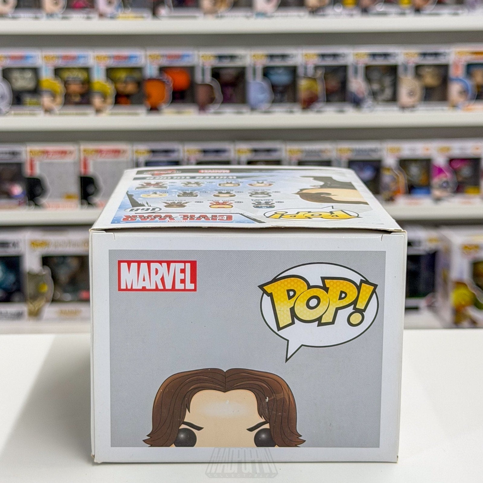 Funko Pop Marvel Civil War Winter Soldier Missing Arm Target 168 Vinyl Figure