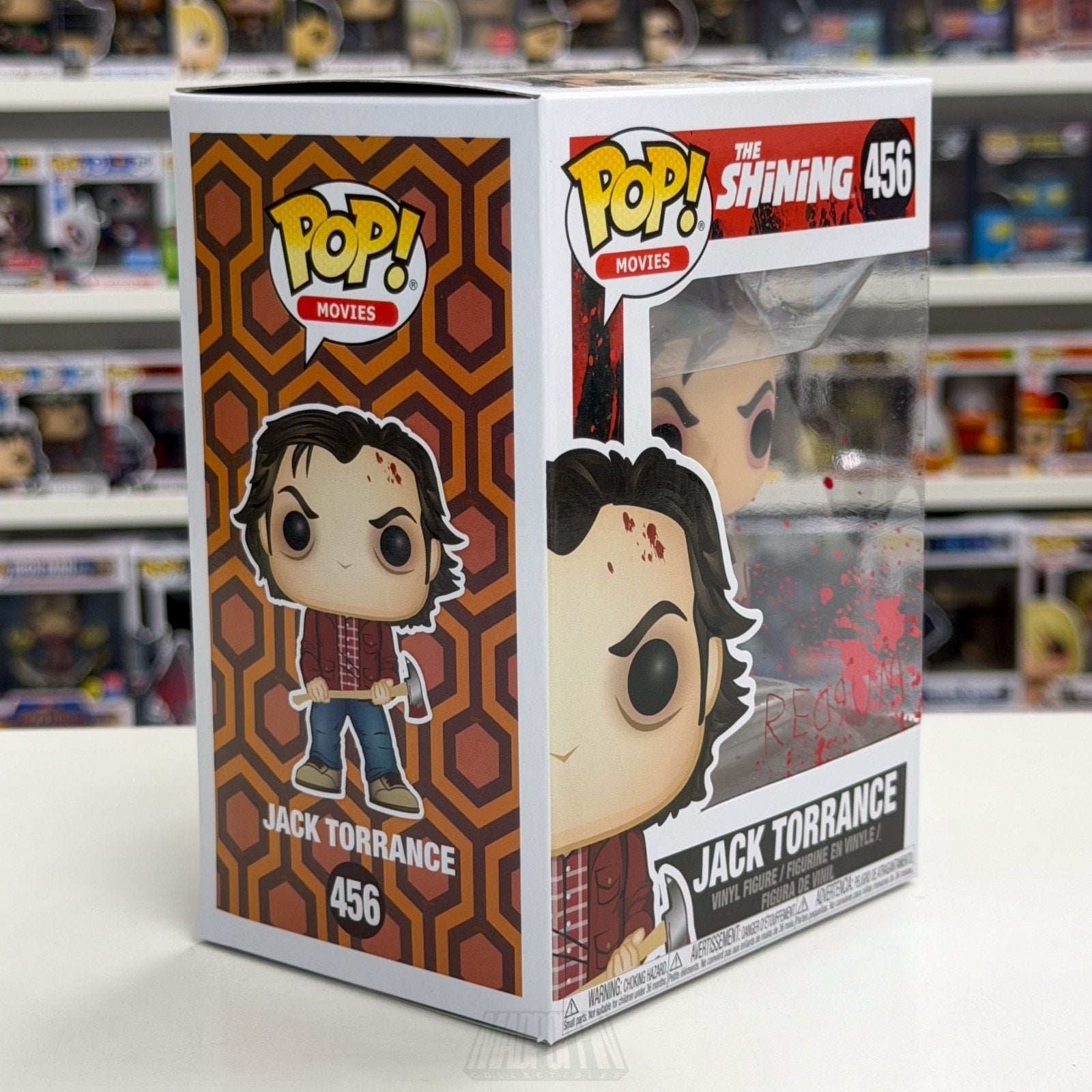 Funko Pop Movies The Shining Jack Torrance w/Axe 456 Horror Kubrick Vinyl Figure