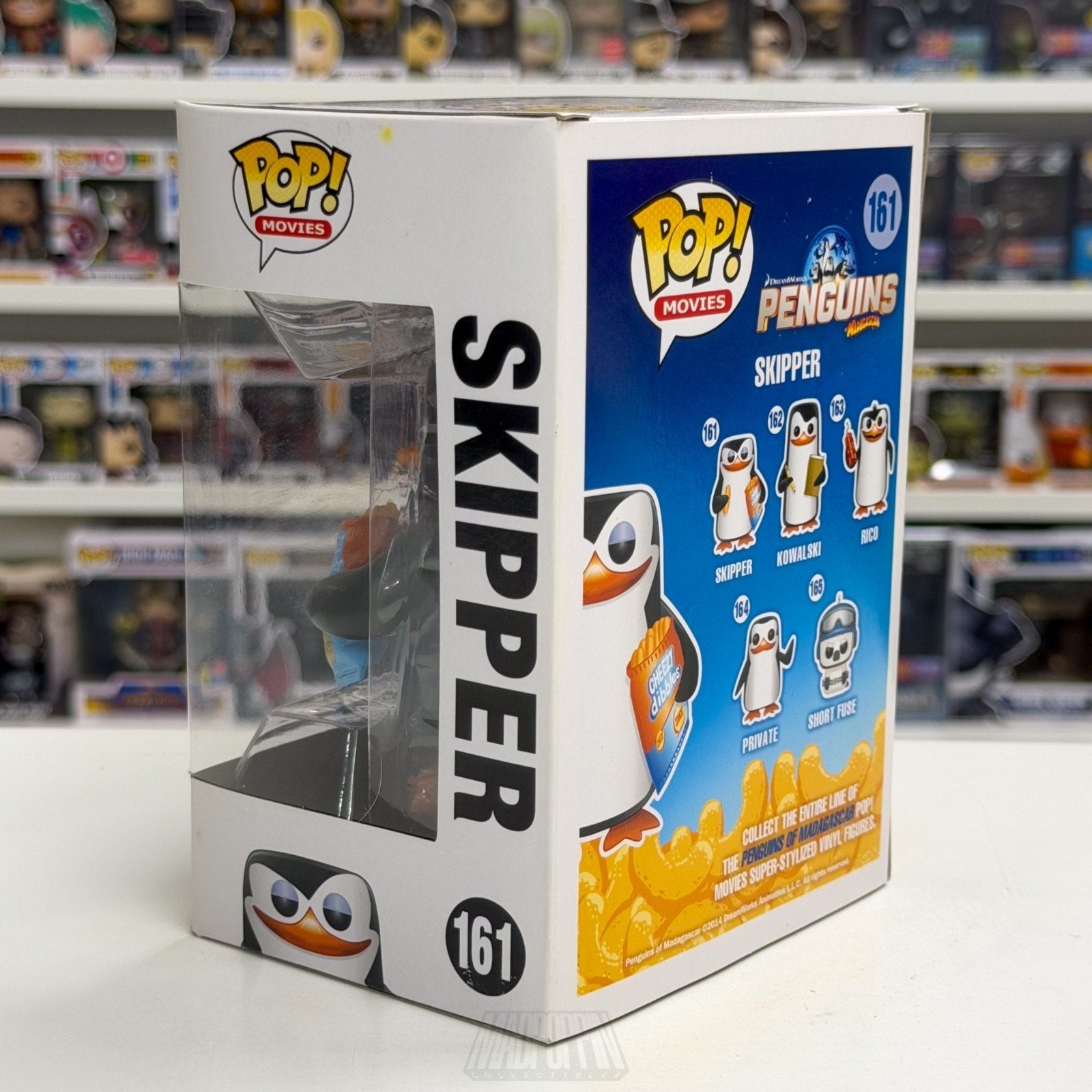 Funko Pop Movies Penguins Madagascar Skipper 161 Animation Comedy Vinyl Figure