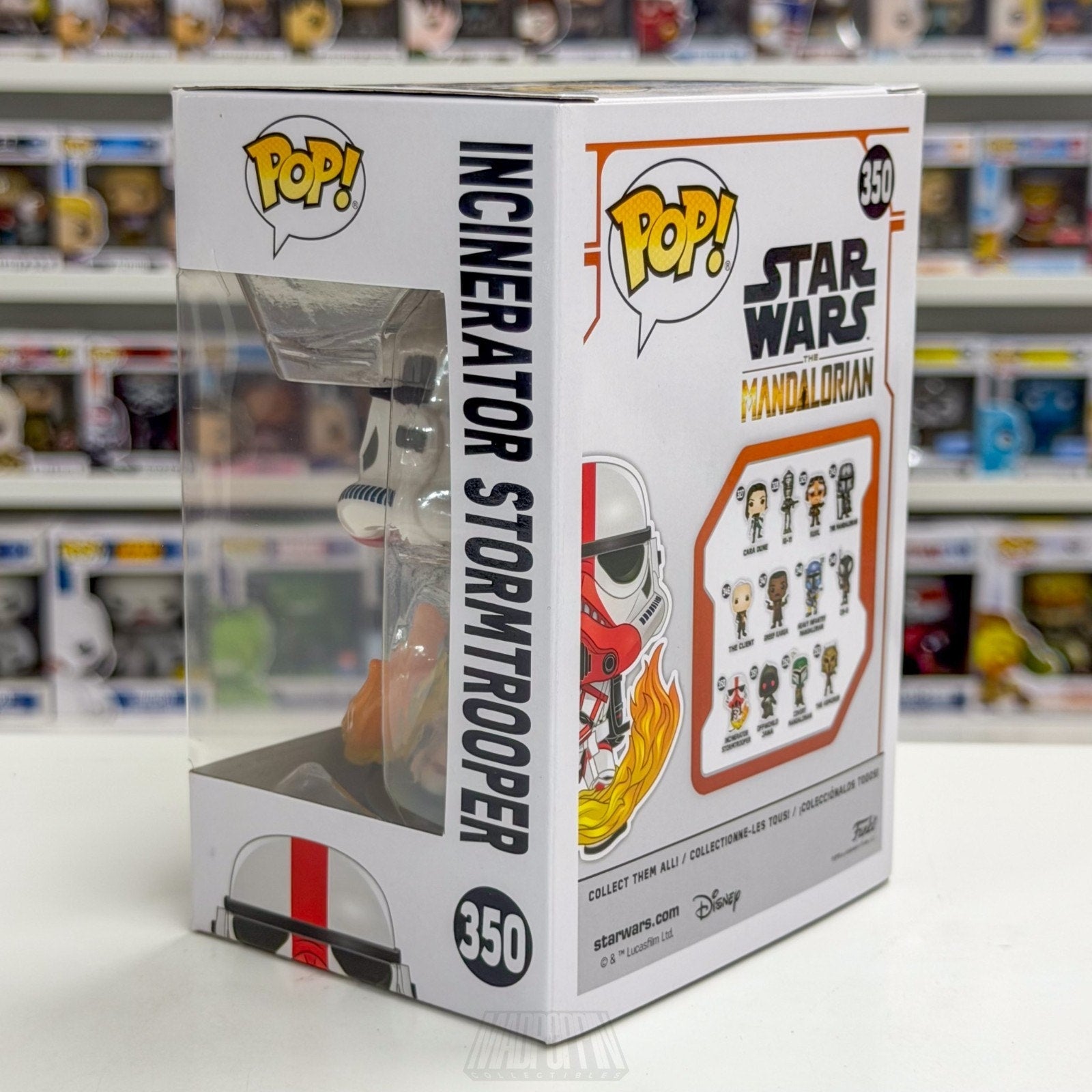 Funko Pop Star Wars Mandalorian Incinerator Stormtrooper 350 Toy Vinyl Figure
