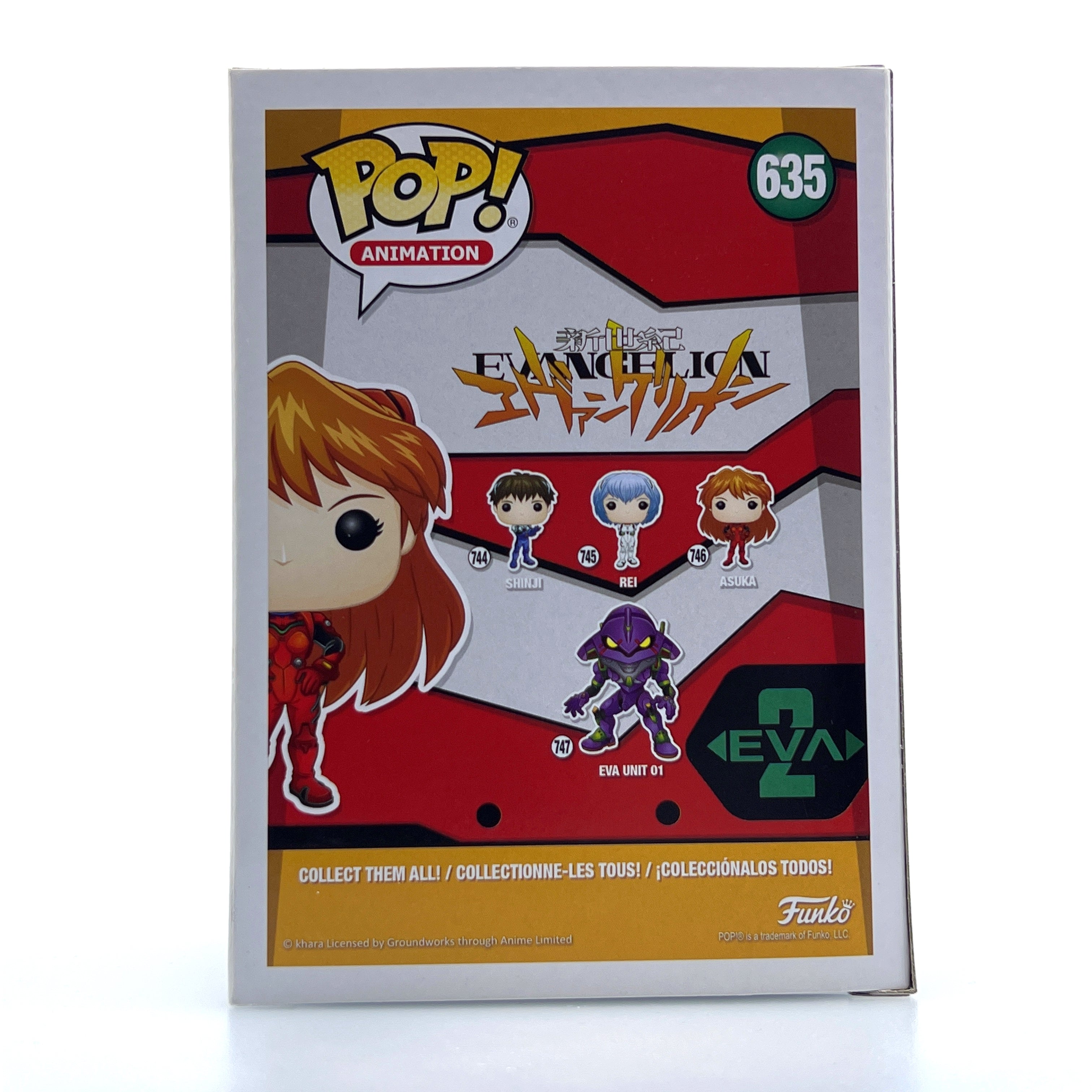 Funko Pop Anime Evangelion Asuka Neon Red Suit 635