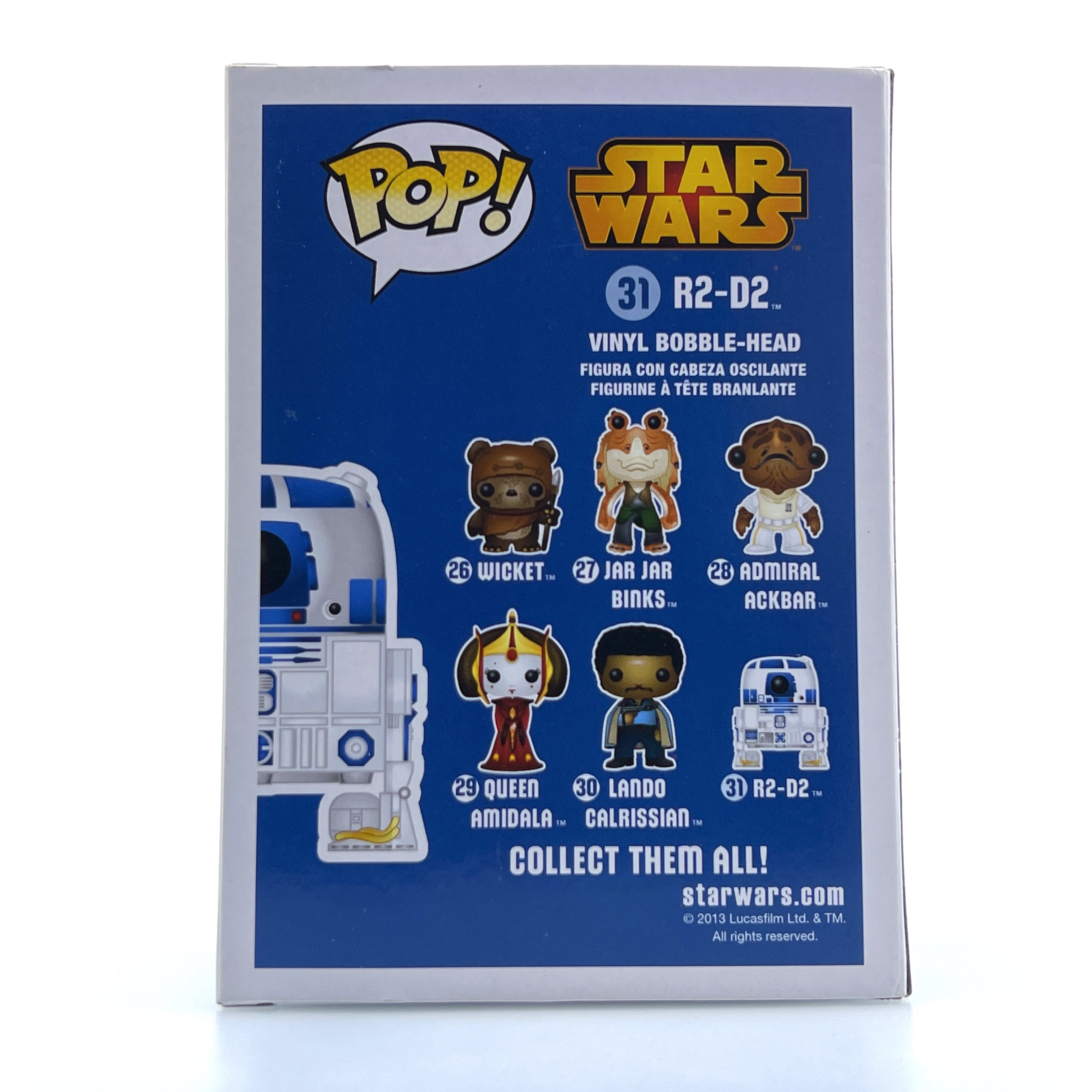 Funko Pop Star Wars R2-D2 Blue Box Vaulted 31