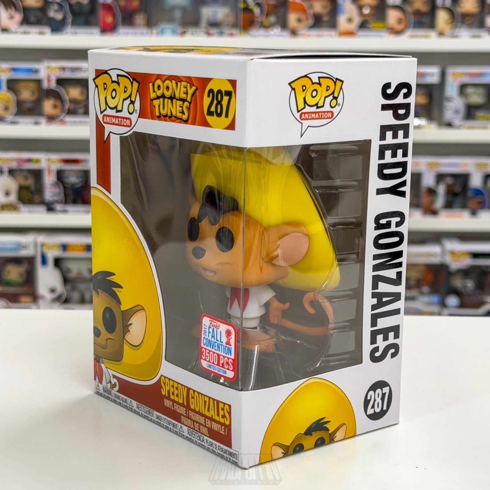 Funko Pop Animation Looney Tunes Speedy Gonzales NYCC 287 Cartoon Vinyl Figure
