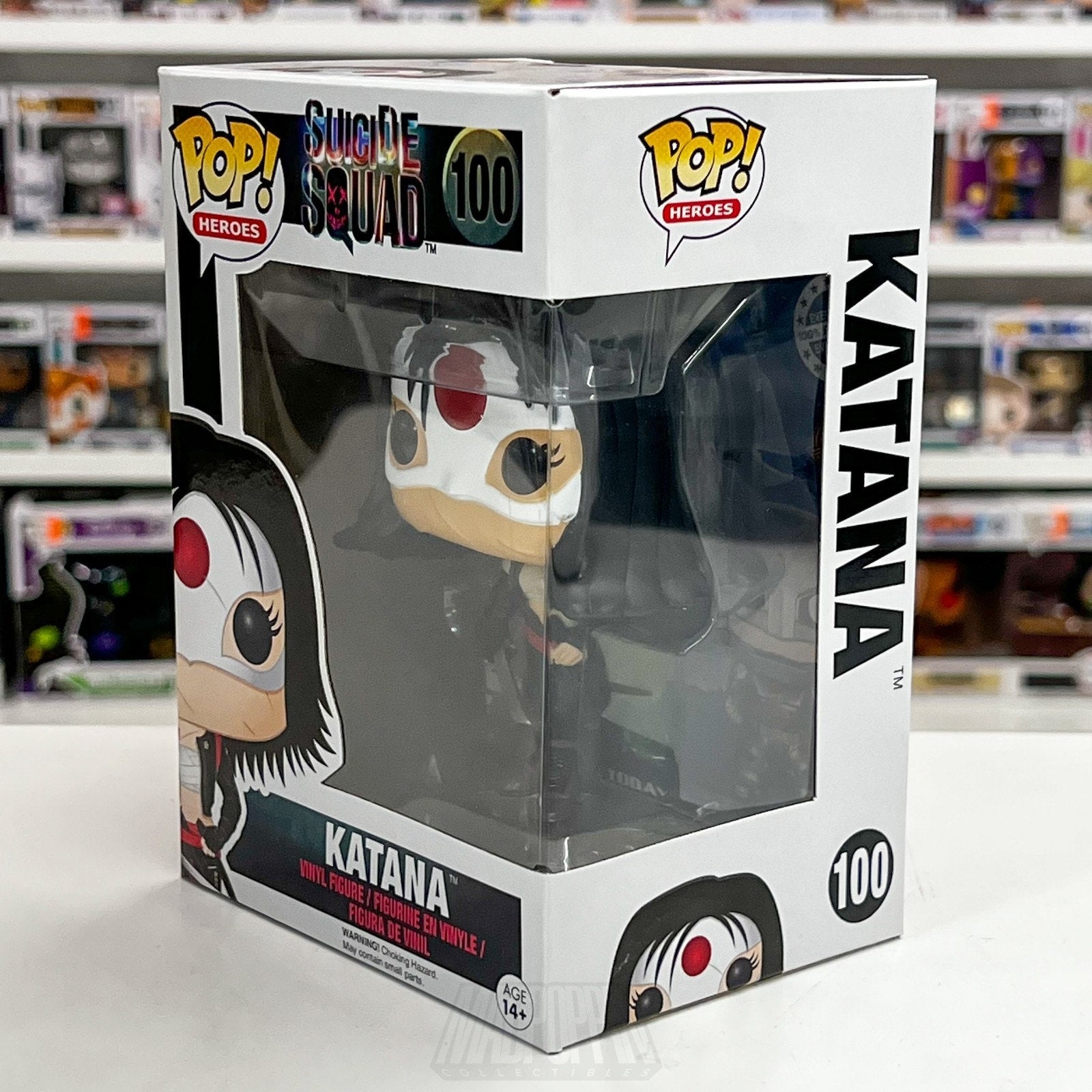 Funko Pop DC Super Heroes Suicide Squad Katana 100 Samurai Movie Vinyl Figure