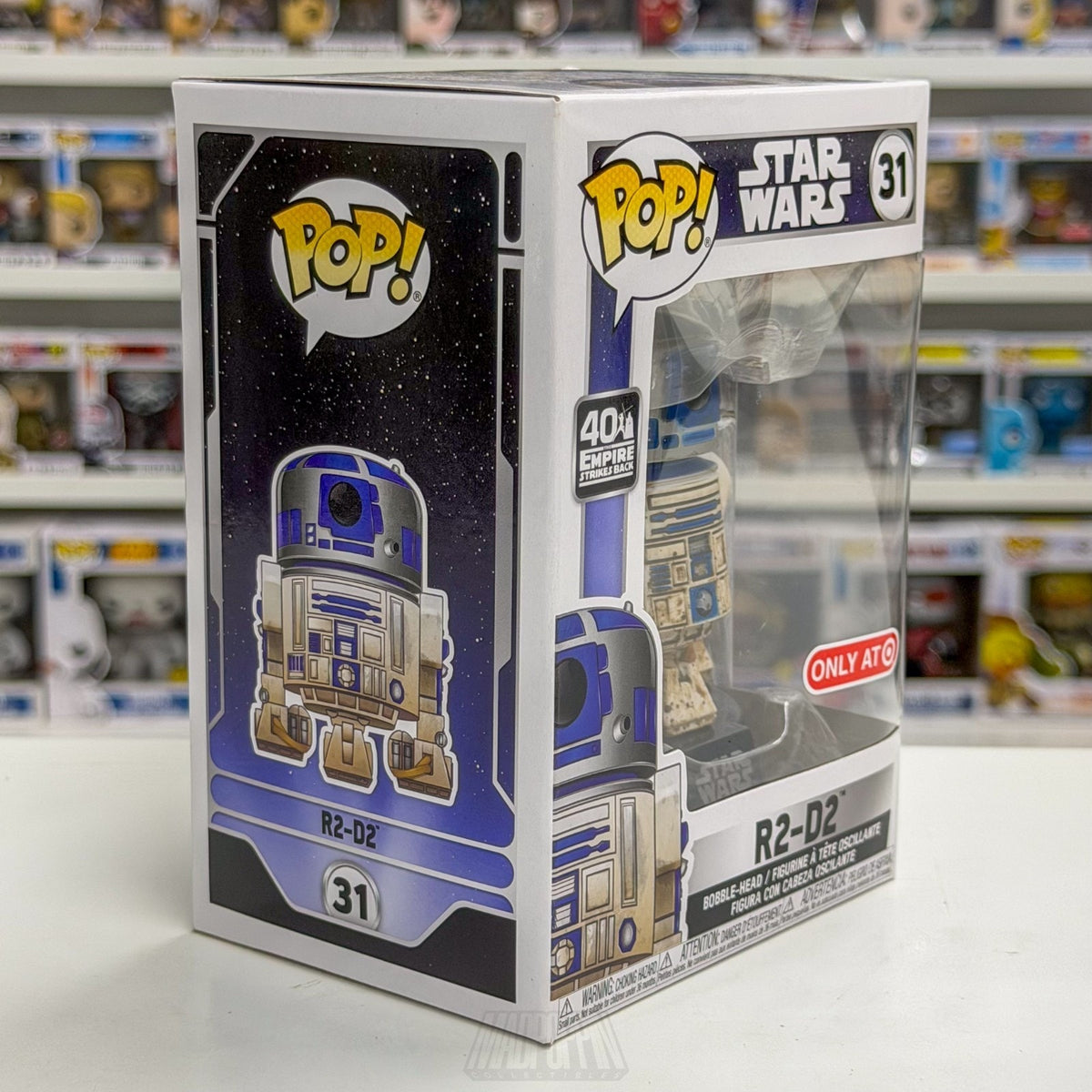 Funko Pop Star Wars Empire Strikes Back R2-D2 Dagobah Target 31 Toy Vinyl Figure