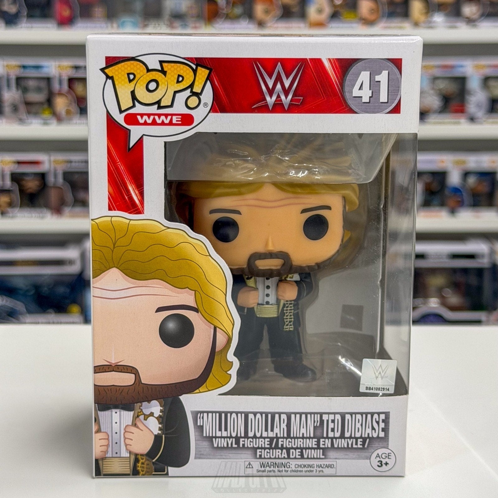 Funko Pop WWE Million Dollar Man Ted DiBiase 41 WWF Wrestling Toy Vinyl Figure