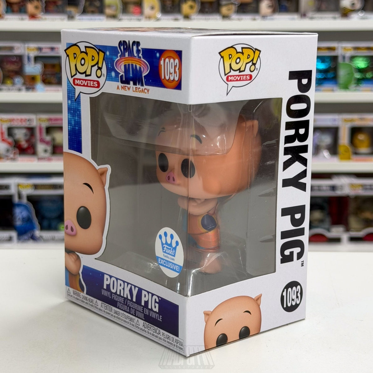 Funko Pop Movies Space Jam A New Legacy Porky Pig Tune Squad 1093 Vinyl Figure
