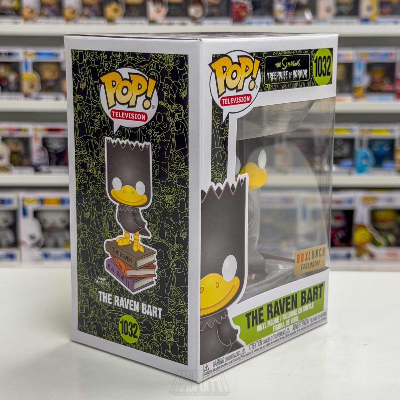 Funko Pop Simpsons Treehouse of Horror Raven Bart BoxLunch 1032 Toy Vinyl Figure