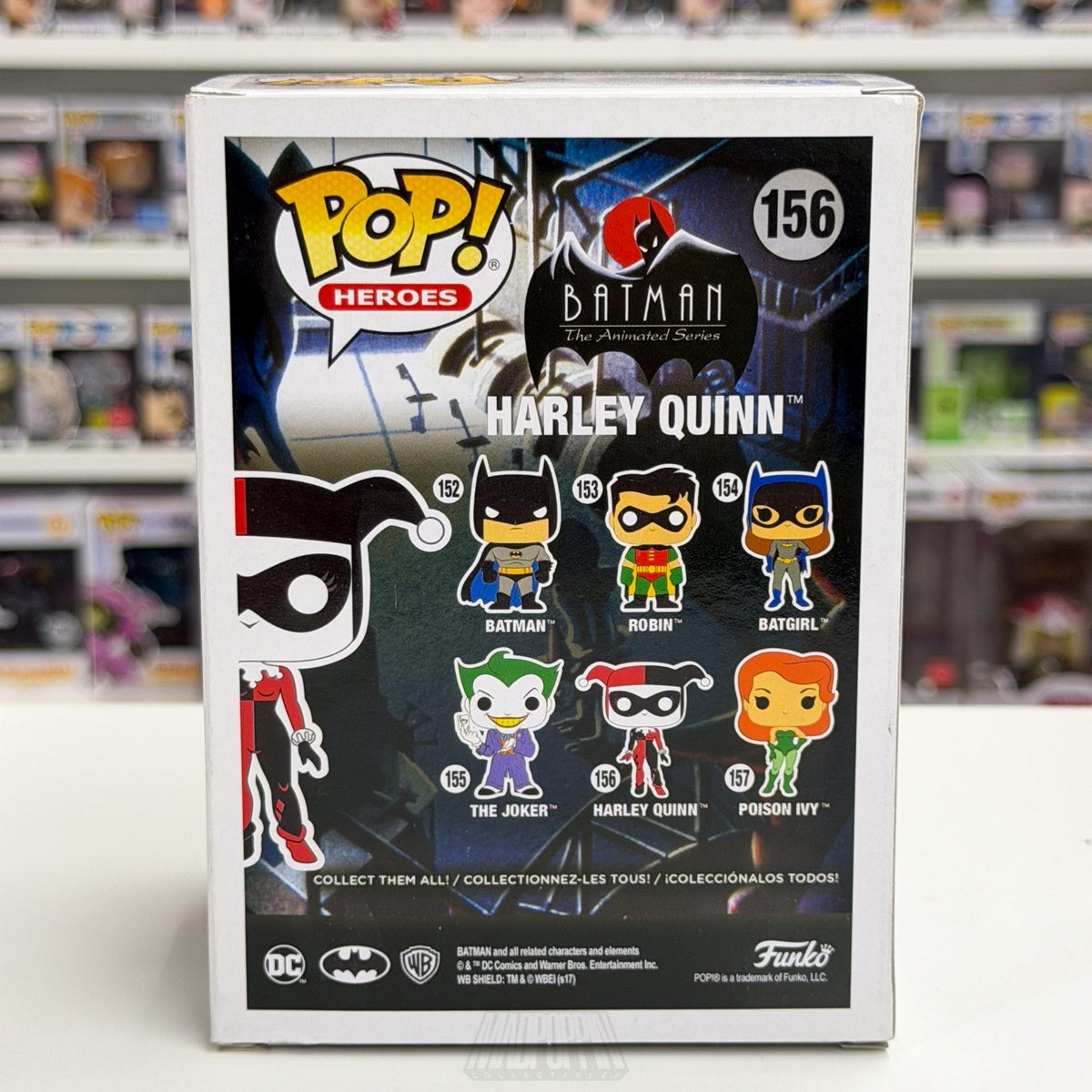 Funko Pop DC Heroes Harley Quinn Hot Topic Diamond 156 Batman BTAS Vinyl Figure