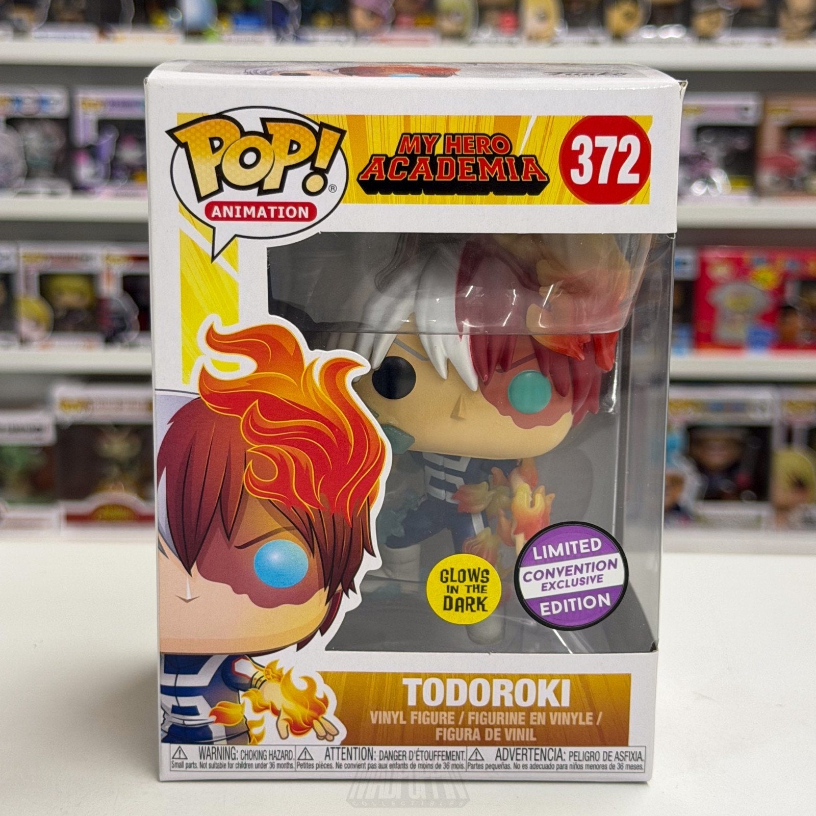 Funko Pop Anime My Hero Academia Todoroki Glow 372 Japan Manga Toy Vinyl Figure