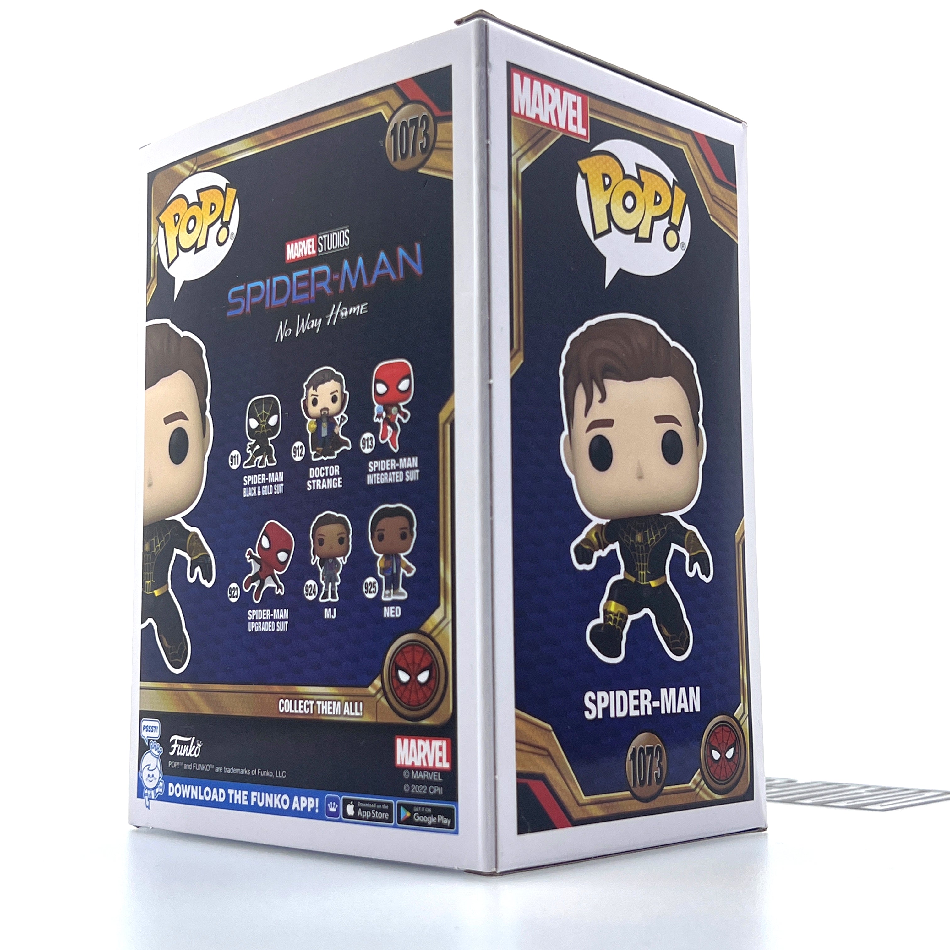 Funko Pop Marvel Spider-Man No Way Home Masked Glow AAA Anime Chase 1073