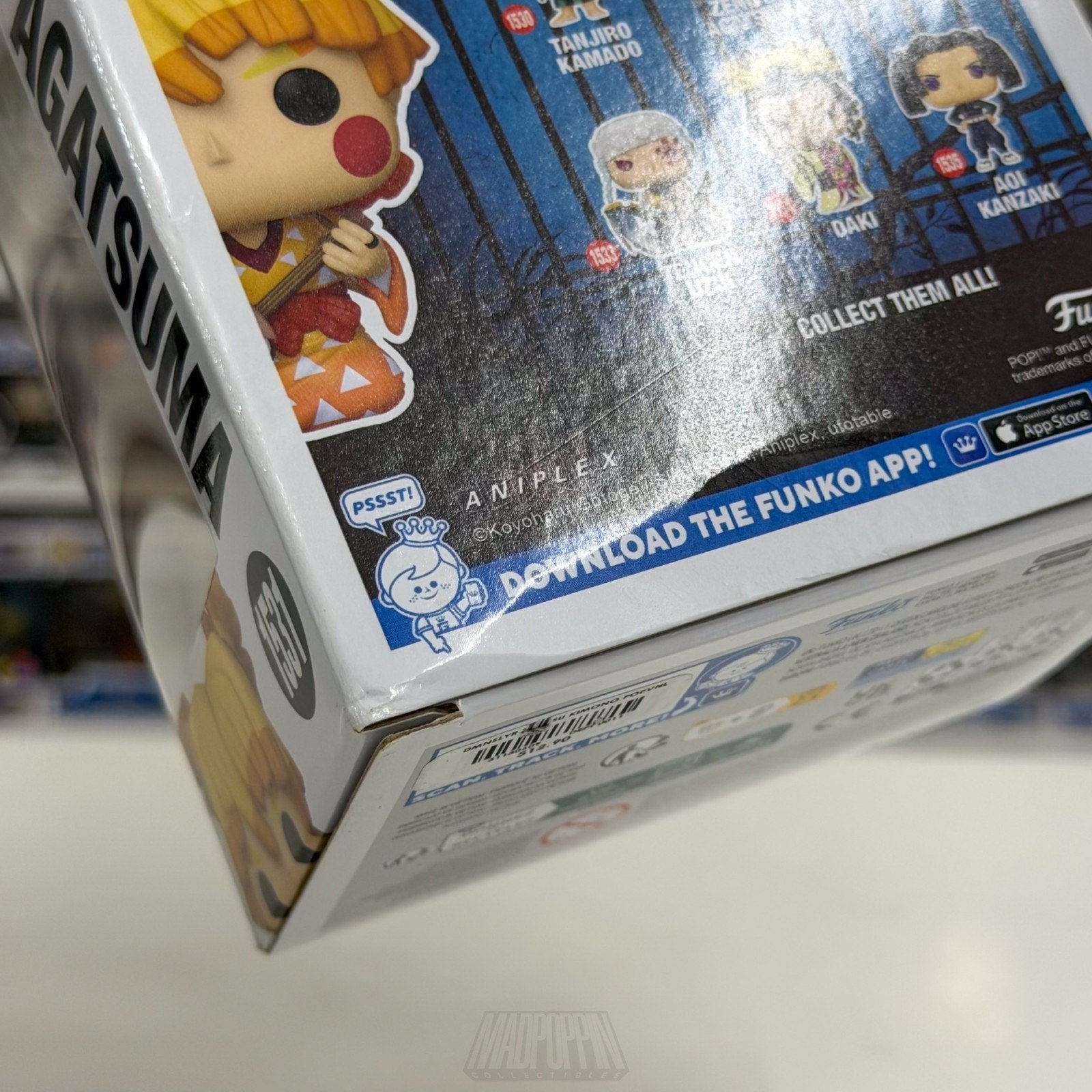 Funko Pop Anime Demon Slayer Zenitsu Agatsuma 1531 Japan Manga Toy Vinyl Figure
