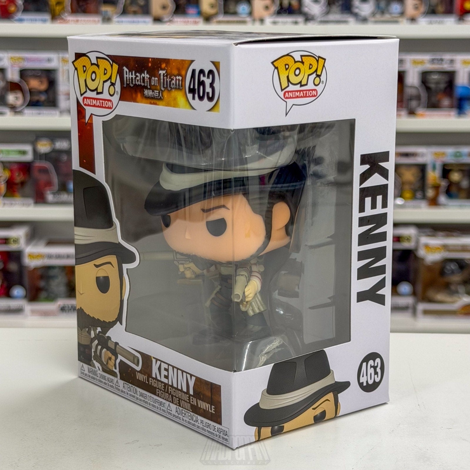 Funko Pop Anime Attack on Titan Kenny Ackerman 463 Japanese Manga Vinyl Figure