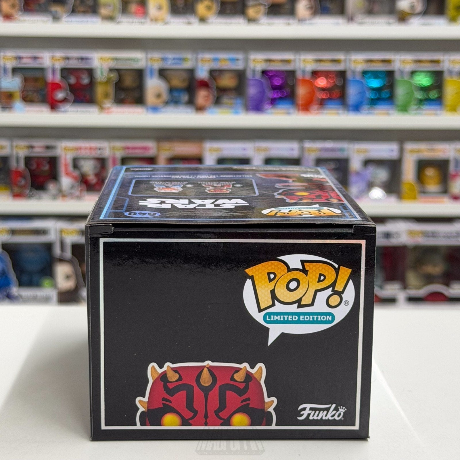 Funko Pop Star Wars Darth Maul Kyber Crystal 848 SDCC 2026 LE 9500 CON STICKER
