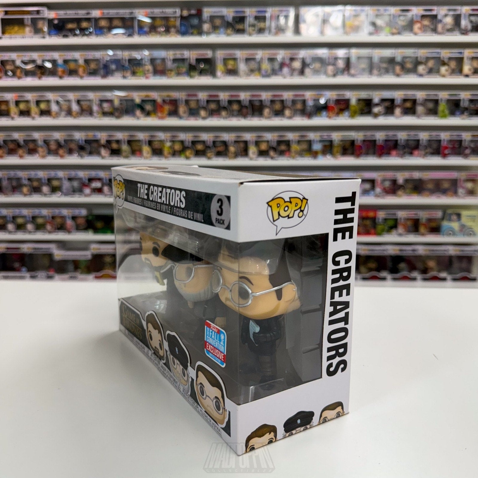 Funko Pop TV HBO Game of Thrones The Creators NYCC Excl 3 Pack Toy Vinyl Figure